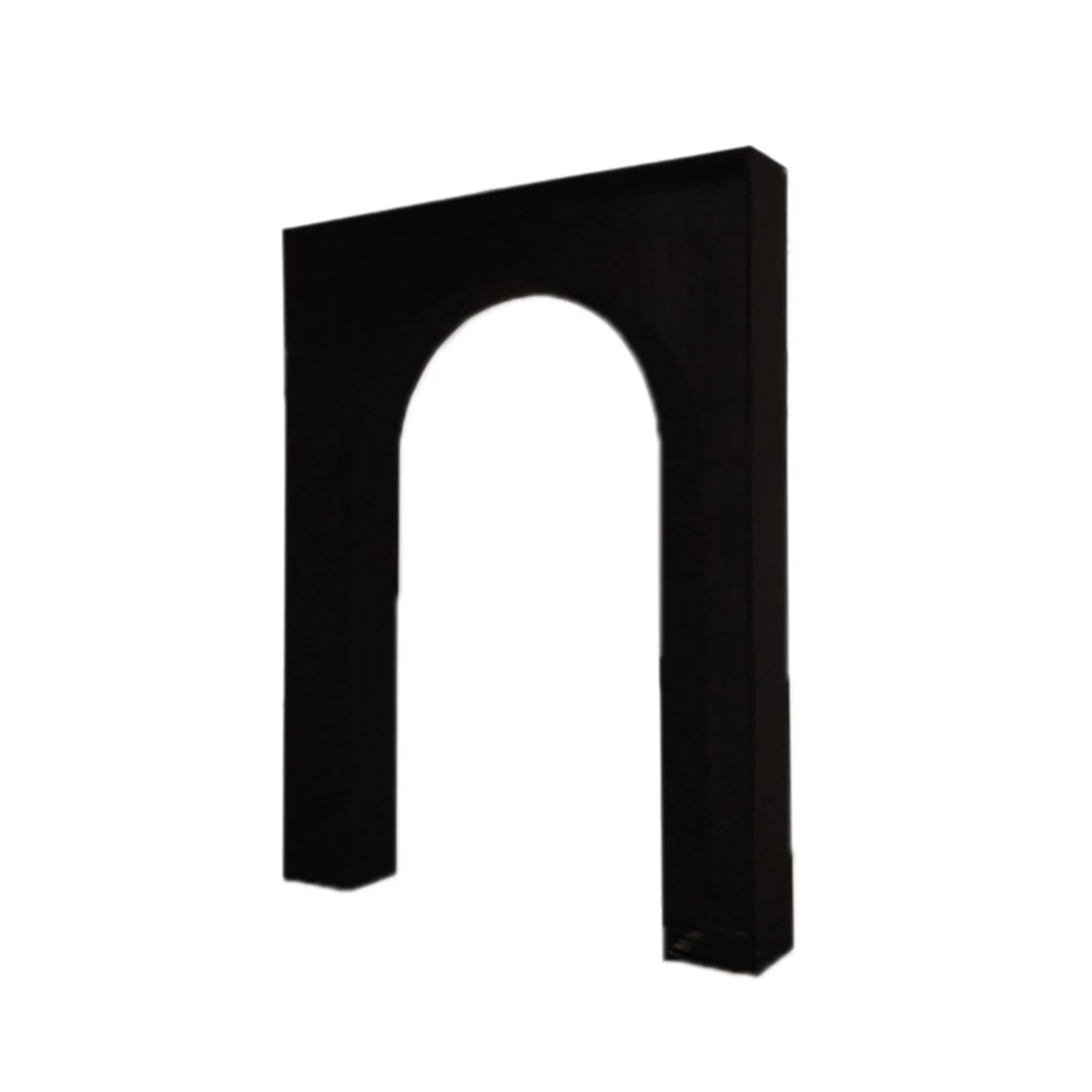 Black Spandex Wedding Arch Cover for Arc de Triomphe Stand, Stretch Fitted Floral Balloon Frame Backdrop Stand Cover - 8ft - Image 8