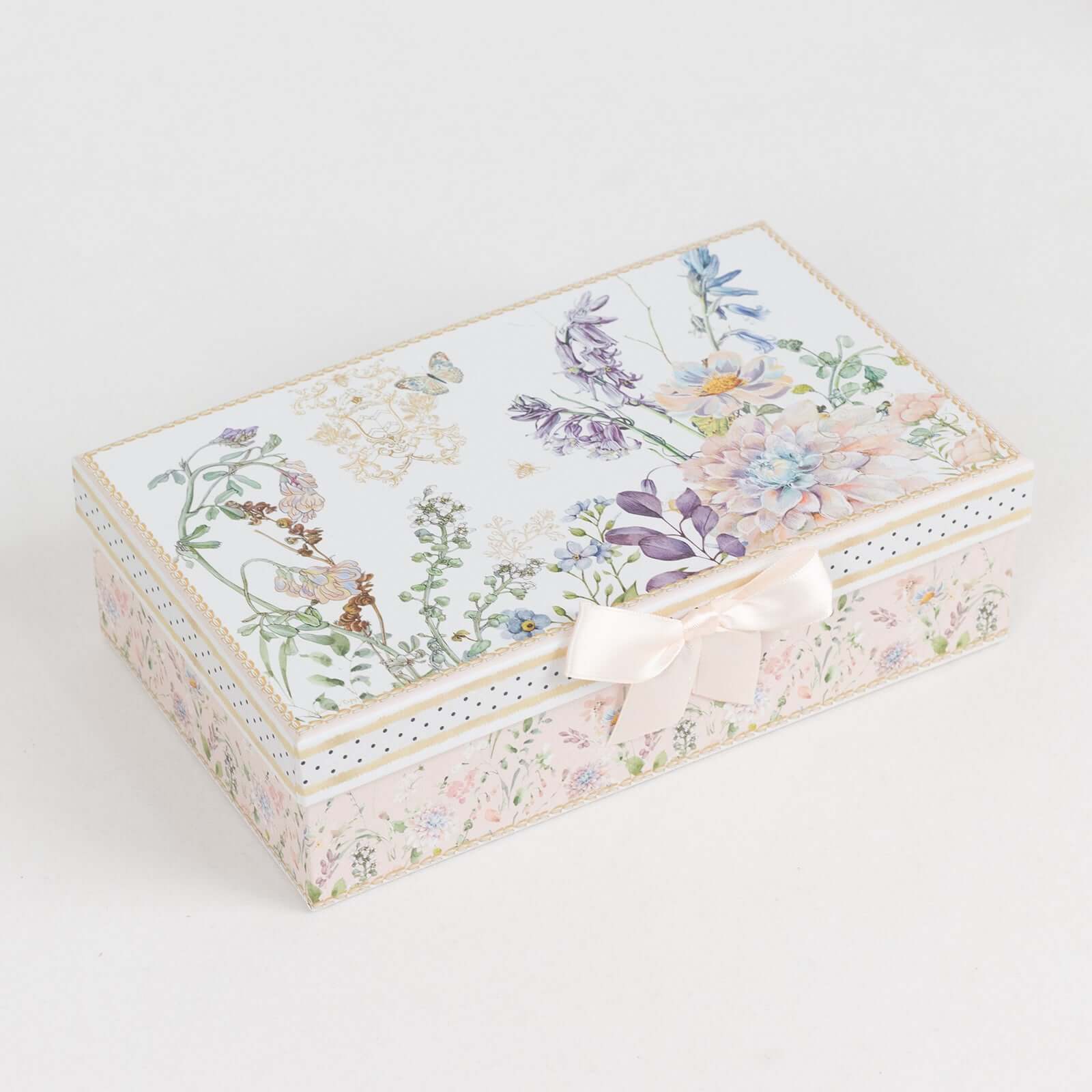 Blush Floral Design Bridal Shower Gift Set, Set of 2 Porcelain Espresso Cups and Saucers with Matching Gift Box - Image 11