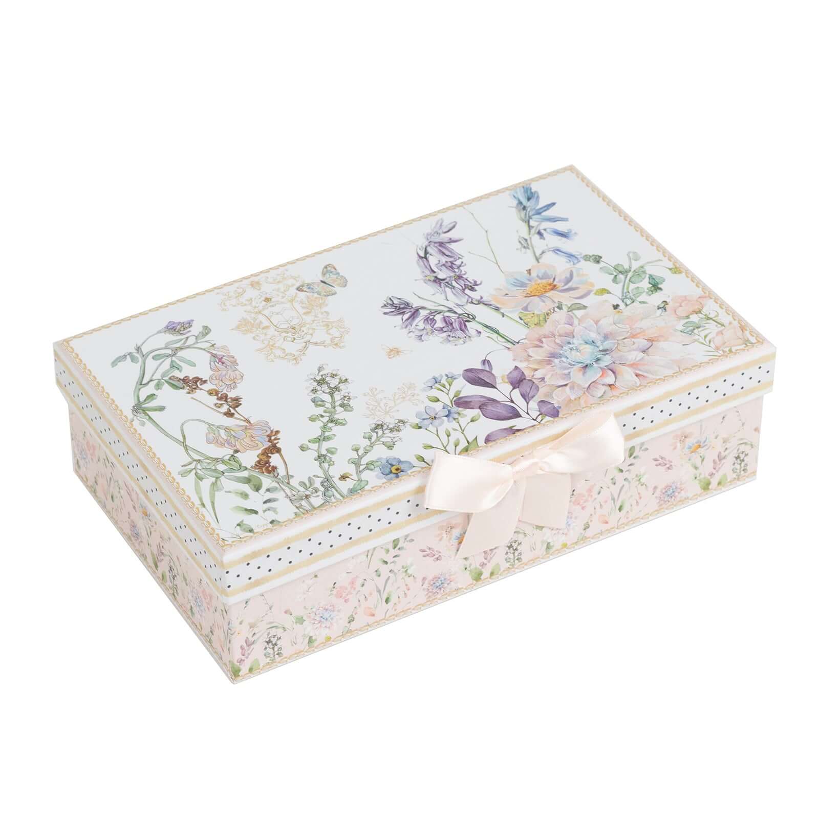 Blush Floral Design Bridal Shower Gift Set, Set of 2 Porcelain Espresso Cups and Saucers with Matching Gift Box - Image 13