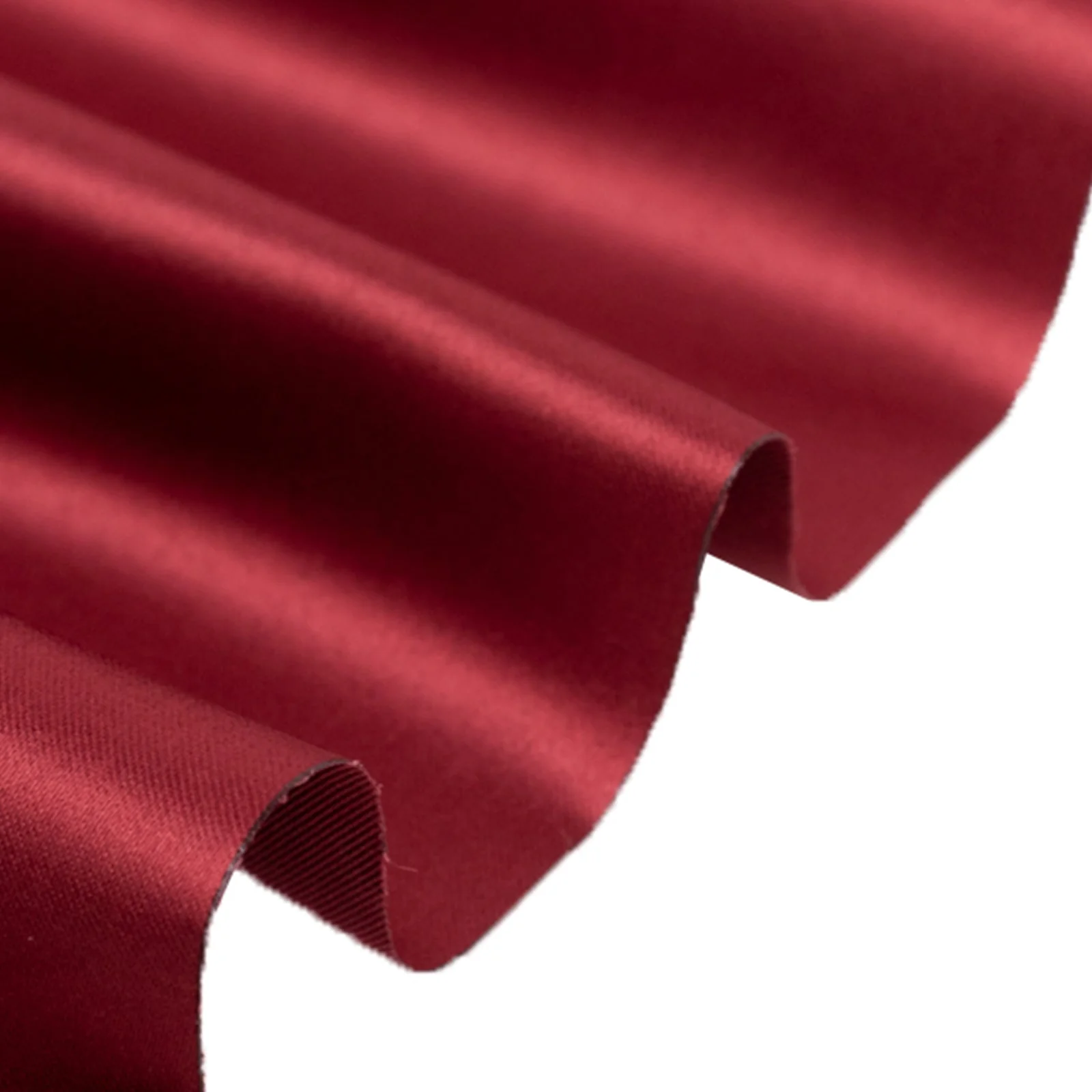 Burgundy Lamour Satin Fabric Bolt, Heavy Matte Satin Fabric By The Yard - 54"x10 Yards - Image 4