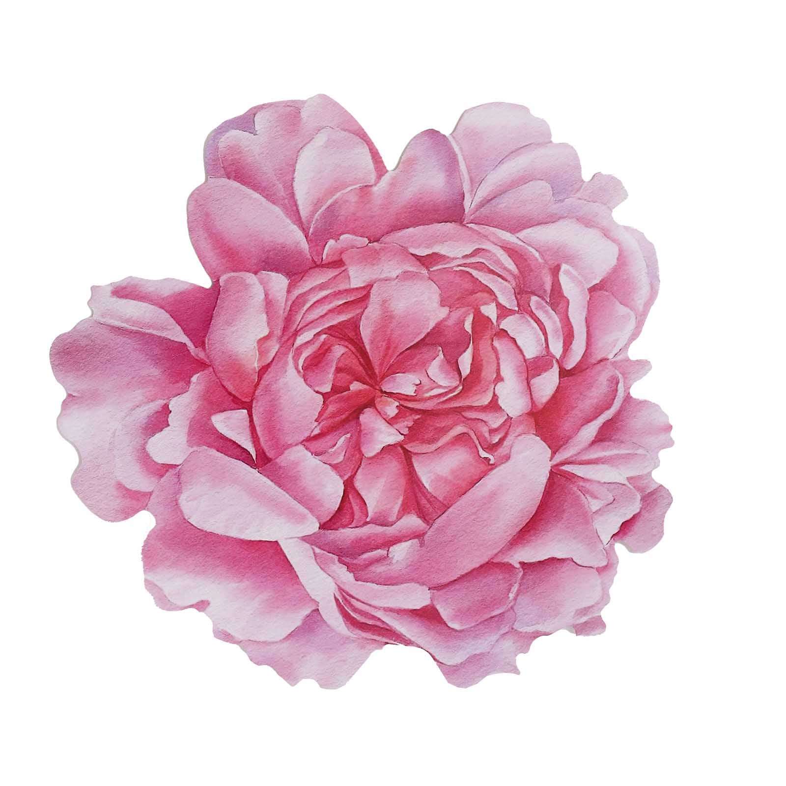 10-Pack Disposable Table Placemats 14" Pink Peony Flower Print - 400GSM Cardboard Placemats for Dinner Parties & Banquets - Image 7