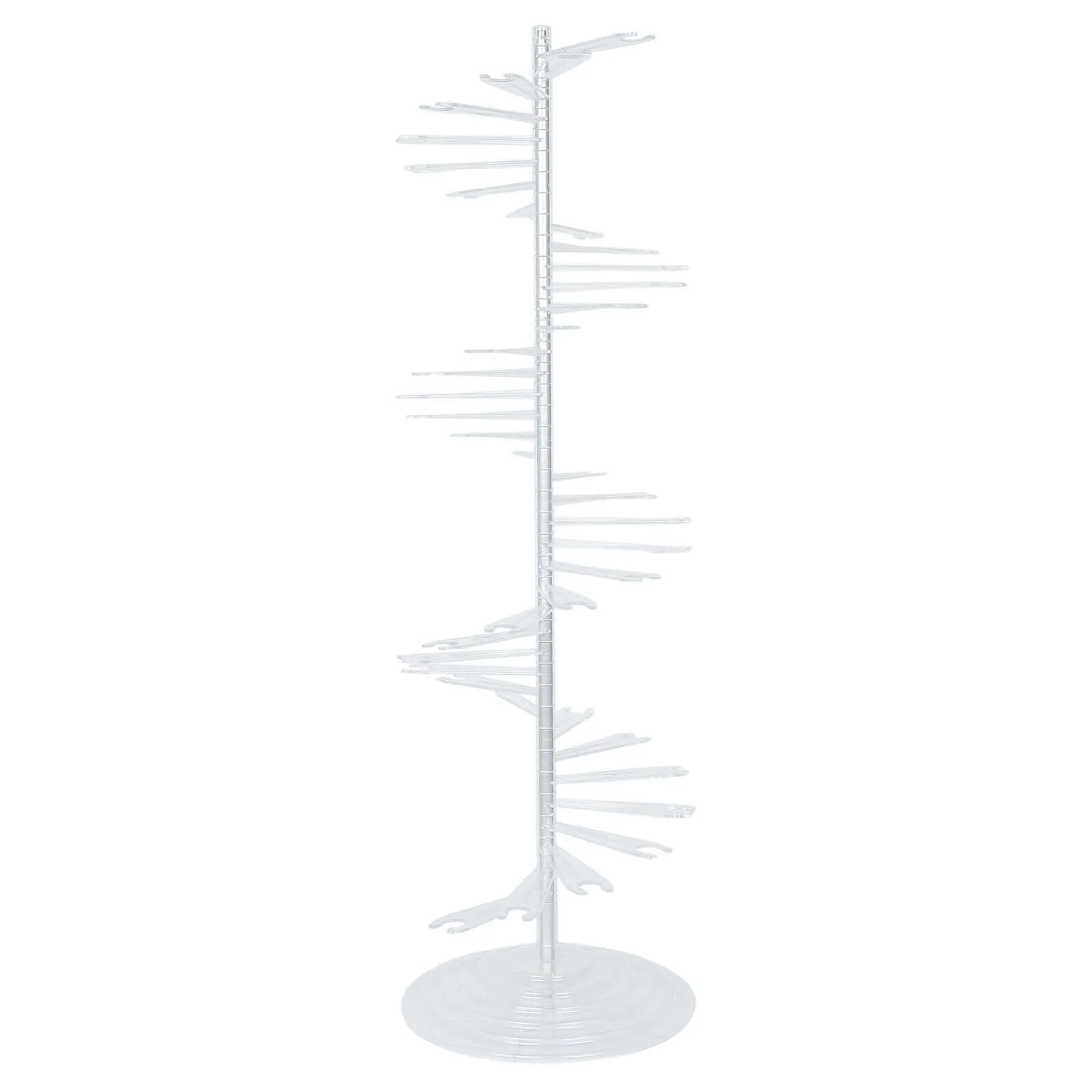 Champagne Glass Holder Tower 4.5ft Clear Acrylic Spiral Design with 40 Holders, Flute Display Rack Cocktail Tree Stand for Stylish Drink Presentation - Image 8