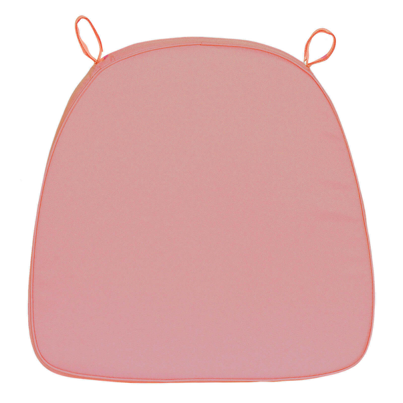 Chiavari Chair Pad Memory Foam 1.5" Thick with Ties Dusty Rose - Removable Cover - Image 6