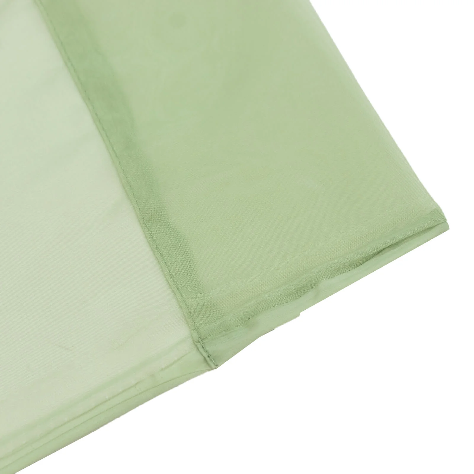 Chiffon Backdrop Curtain Panel 10ft x 12ft – Sage Green Durable Flame Resistant Sheer Draping Fabric with Rod Pocket - Image 6