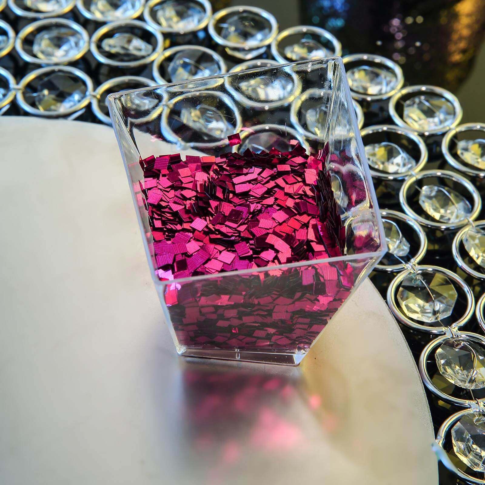 Chunky Glitter 50g Bag Metallic Hot Pink - Nontoxic Confetti Glitter - Image 12
