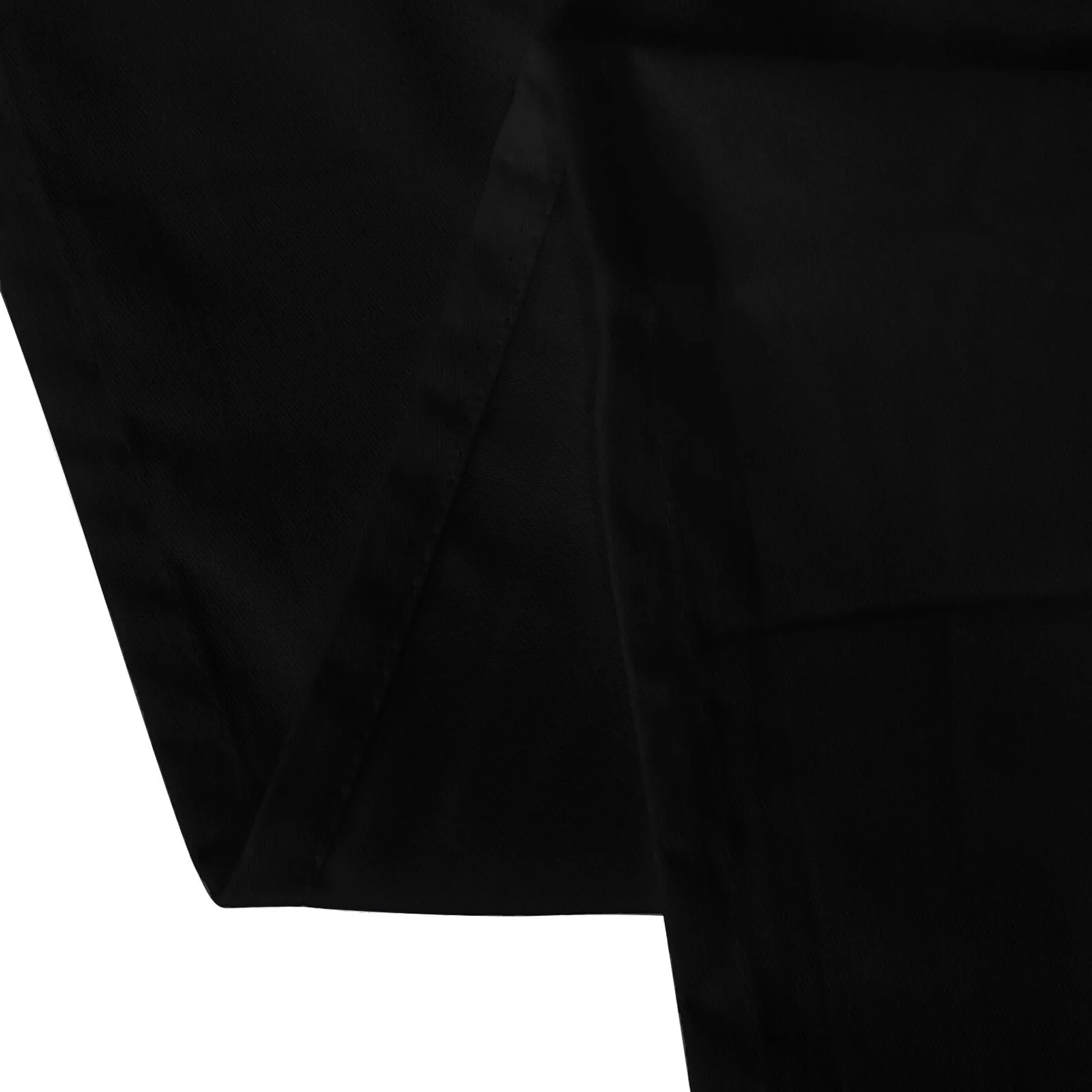 Cotton Blend Rectangle Tablecloth 60"x102" Black Wrinkle-Resistant Fabric - Stylish Decor for Casual Dining - Image 10