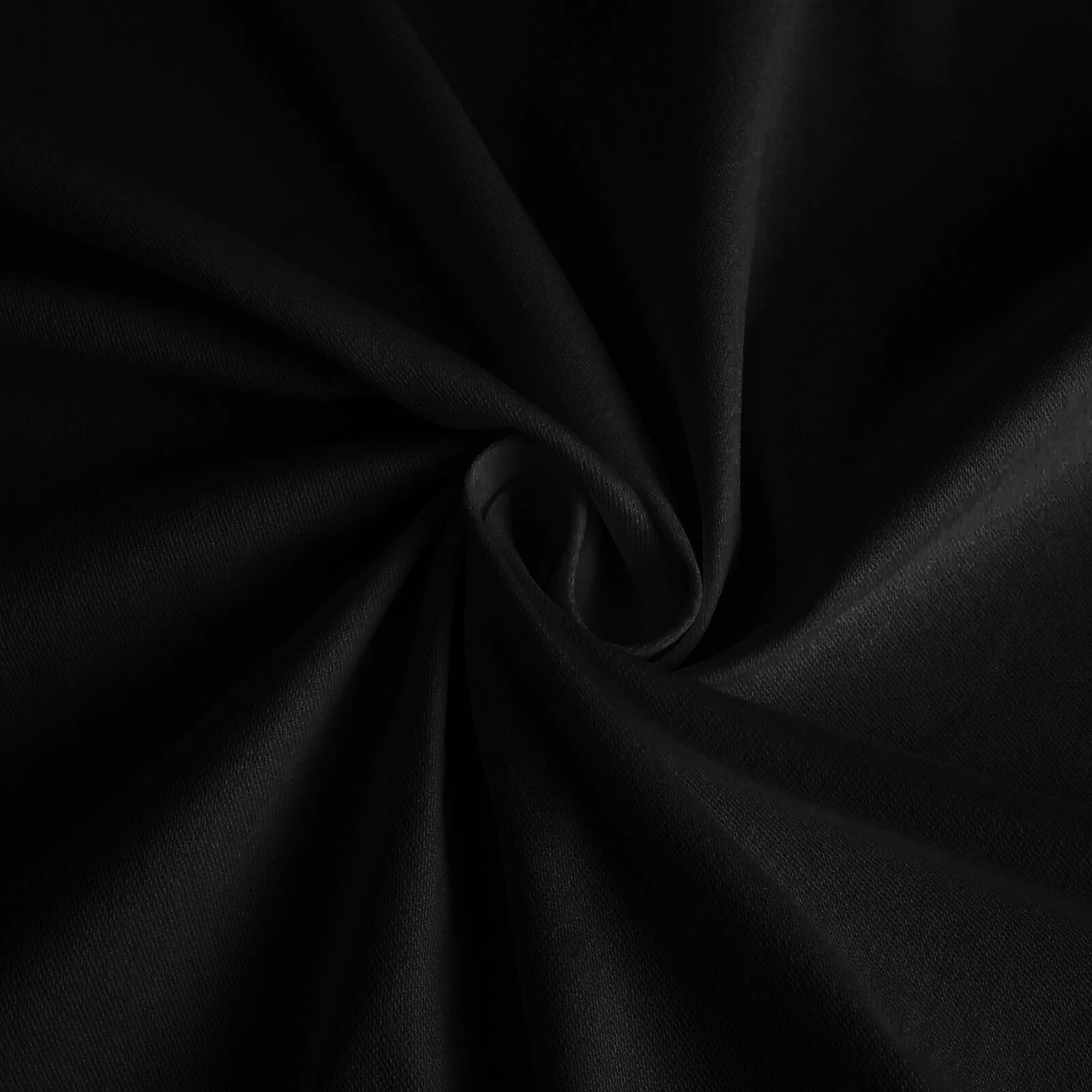 Cotton Blend Rectangle Tablecloth 60"x102" Black Wrinkle-Resistant Fabric - Stylish Decor for Casual Dining - Image 7