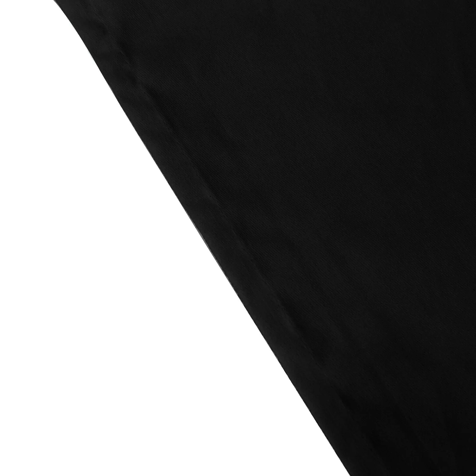 Cotton Blend Rectangle Tablecloth 60"x102" Black Wrinkle-Resistant Fabric - Stylish Decor for Casual Dining - Image 9