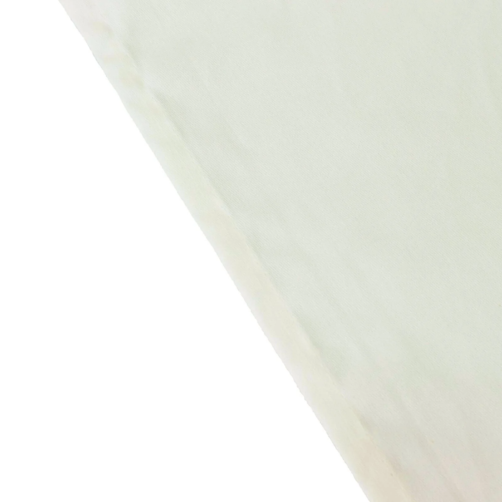 Cotton Blend Rectangle Tablecloth 60"x102" Ivory Wrinkle-Resistant Fabric - Stylish Table Cover - Image 10