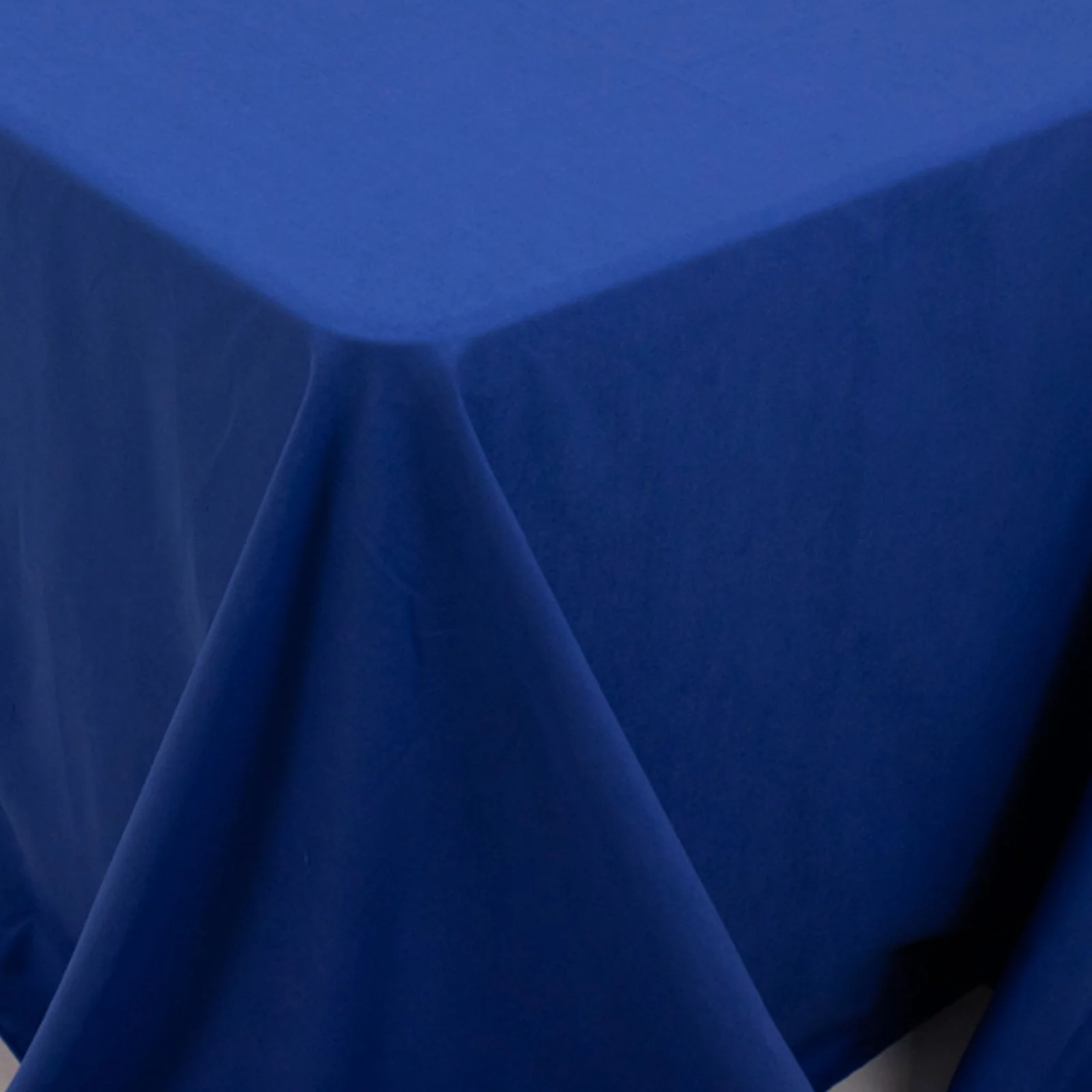 Cotton Blend Rectangle Tablecloth 90"x156" Royal Blue with Seamless Wrinkle-Resistant Finish Table Cover - Image 7
