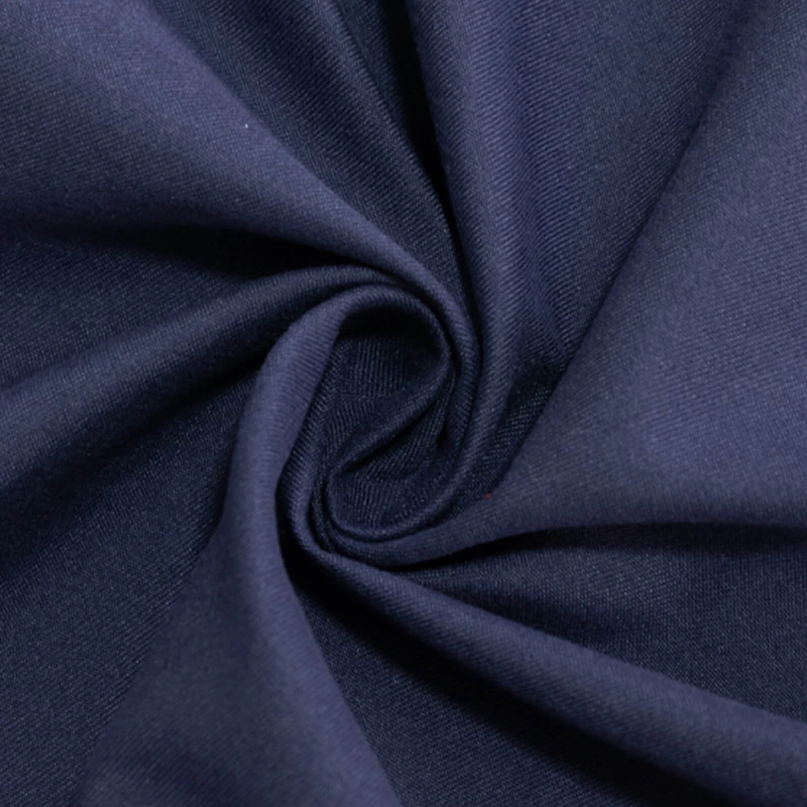 Cotton Blend Round Tablecloth 90" Navy Blue with Wrinkle-Resistant Fabric Table Cover - Image 9