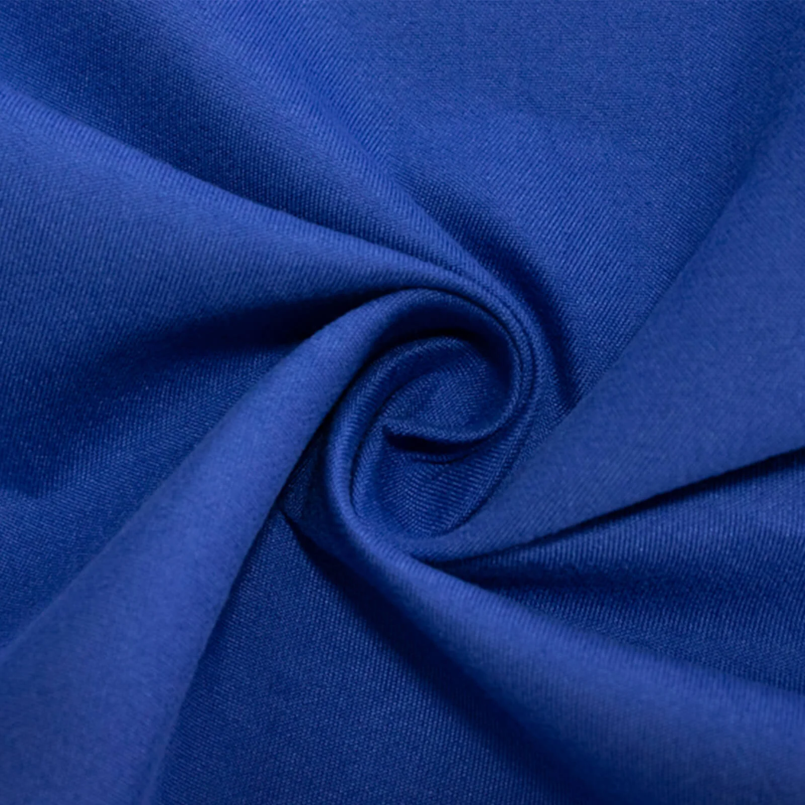 Cotton Blend Round Tablecloth 90" Royal Blue with Wrinkle-Resistant Fabric Table Cover - Image 9