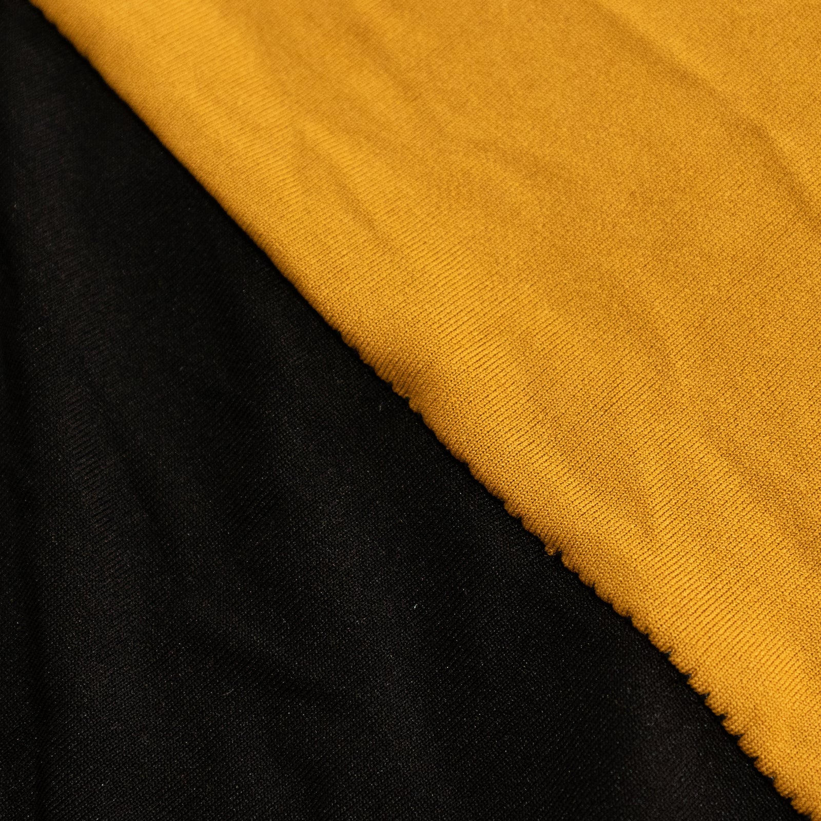 Stretch Spandex Rectangle Table Cover 72"x30" Black/Gold - Cross Over Two-Piece Fitted Tablecloth - Image 8
