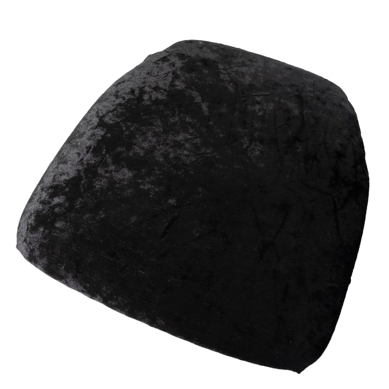 5 Pack Crushed Velvet Chiavari Chair Seat Pad Covers – Black Stretch Cushion Slipcovers for Dining Chairs, Washable & Reusable - Image 7