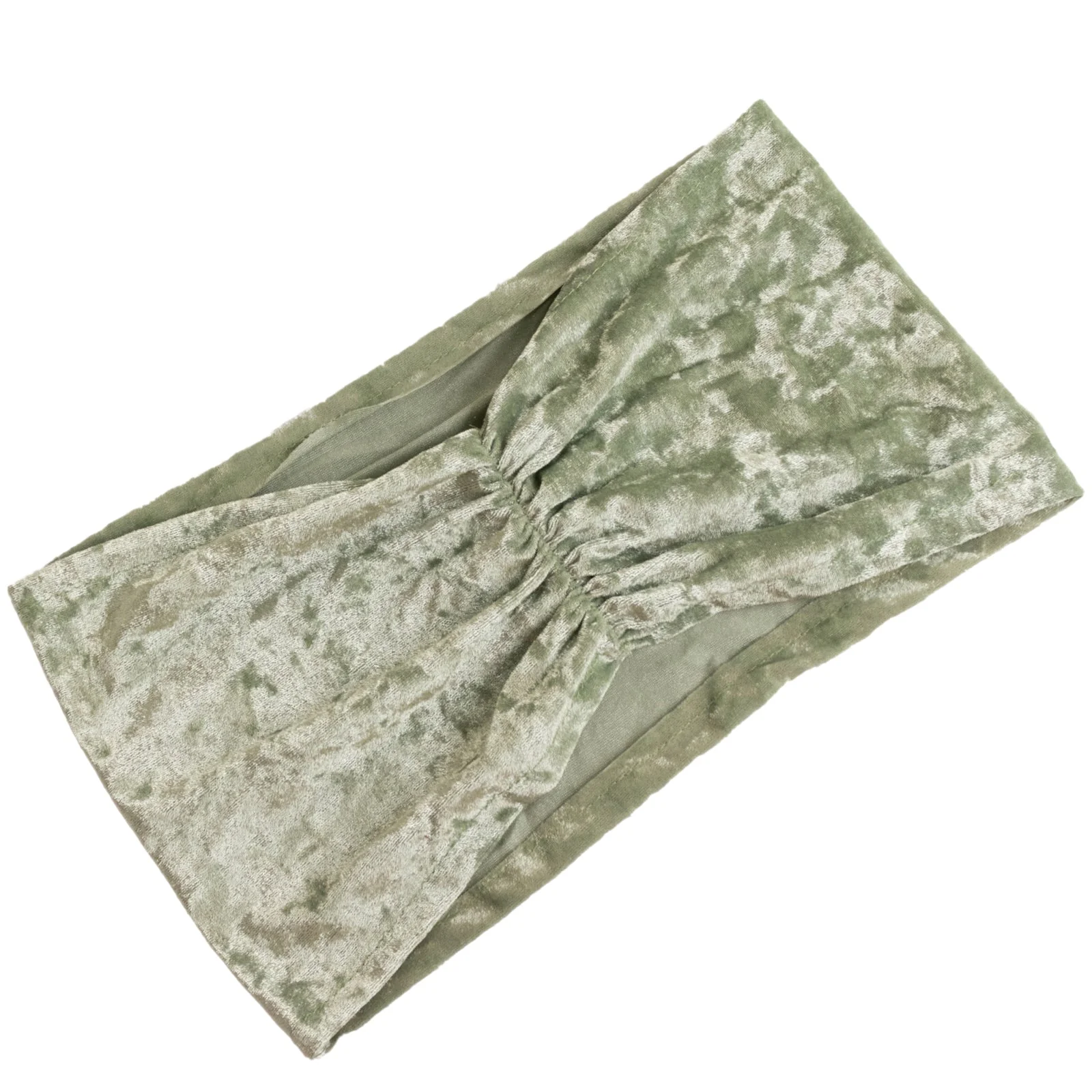 5 Pack Crushed Velvet Chair Sashes Sage Green, Wide Ruffle Style Textured Decorative Chair Bands - 8"x15" - Image 7