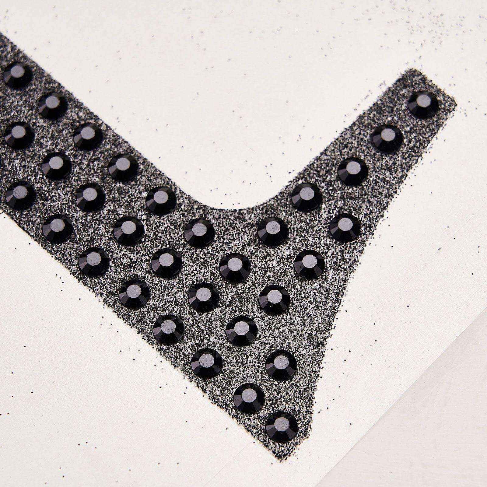 Decorative Rhinestone Number "1" Stickers 8", Black Glitter Adhesive Craft Numbers - DIY Sparkle Embellishments - Image 11