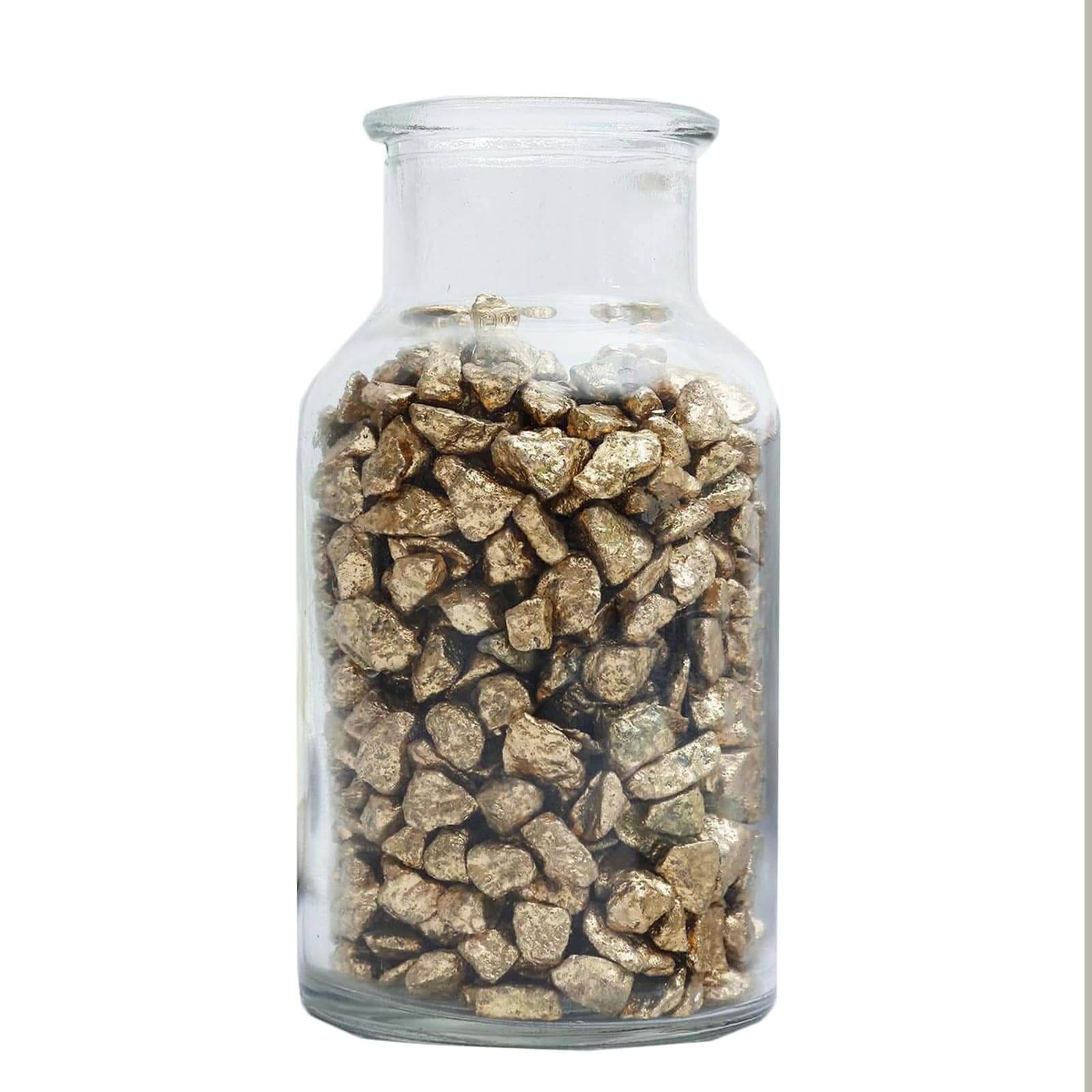 Decorative Stones Polished Metallic Gold 2Lb - Perfect Vase Fillers, Landscaping Rocks, and Aquarium Gravels - Image 6