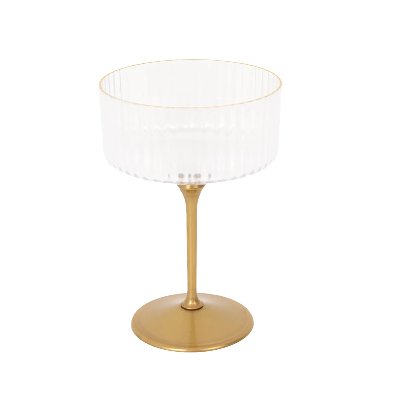 24-Pack Premium Disposable Cocktail Glasses – 10oz Clear Ribbed Plastic Coupe Champagne Cups with Gold Detachable Stem & Base – Party & Event Drinkware. New Limited-Time Offer! - Image 6