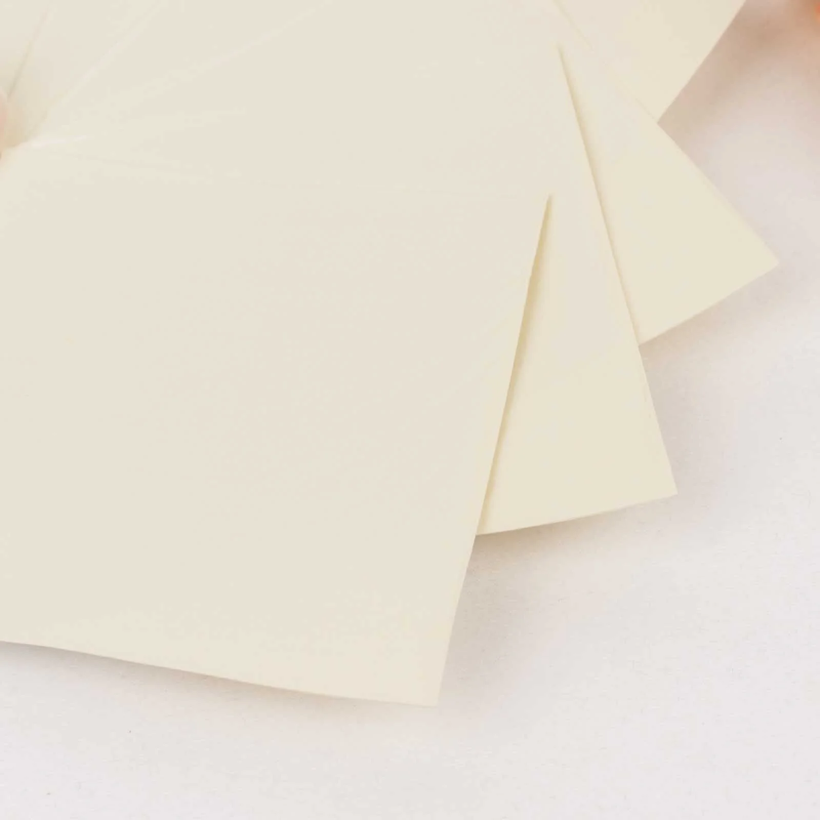 50-Pack Paper Beverage Napkins 2 Ply Ivory 5"x5" - Soft Disposable Cocktail Napkins 18GSM - Image 2