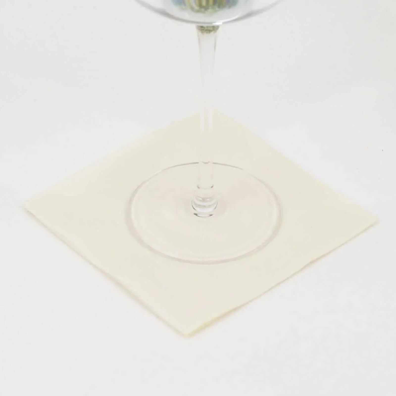 50-Pack Paper Beverage Napkins 2 Ply Ivory 5"x5" - Soft Disposable Cocktail Napkins 18GSM - Image 3