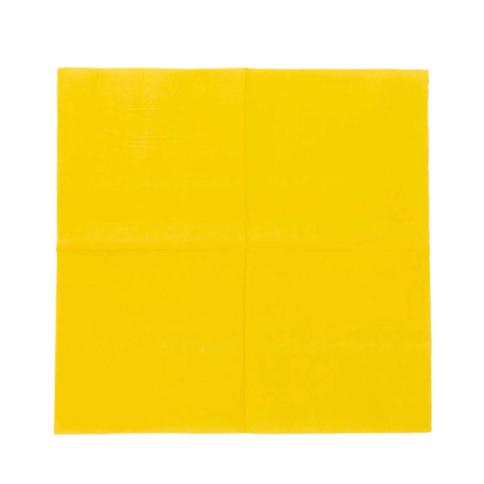 50-Pack Paper Beverage Napkins 2 Ply Yellow 5"x5" - Soft Disposable Cocktail Napkins 18GSM - Image 10