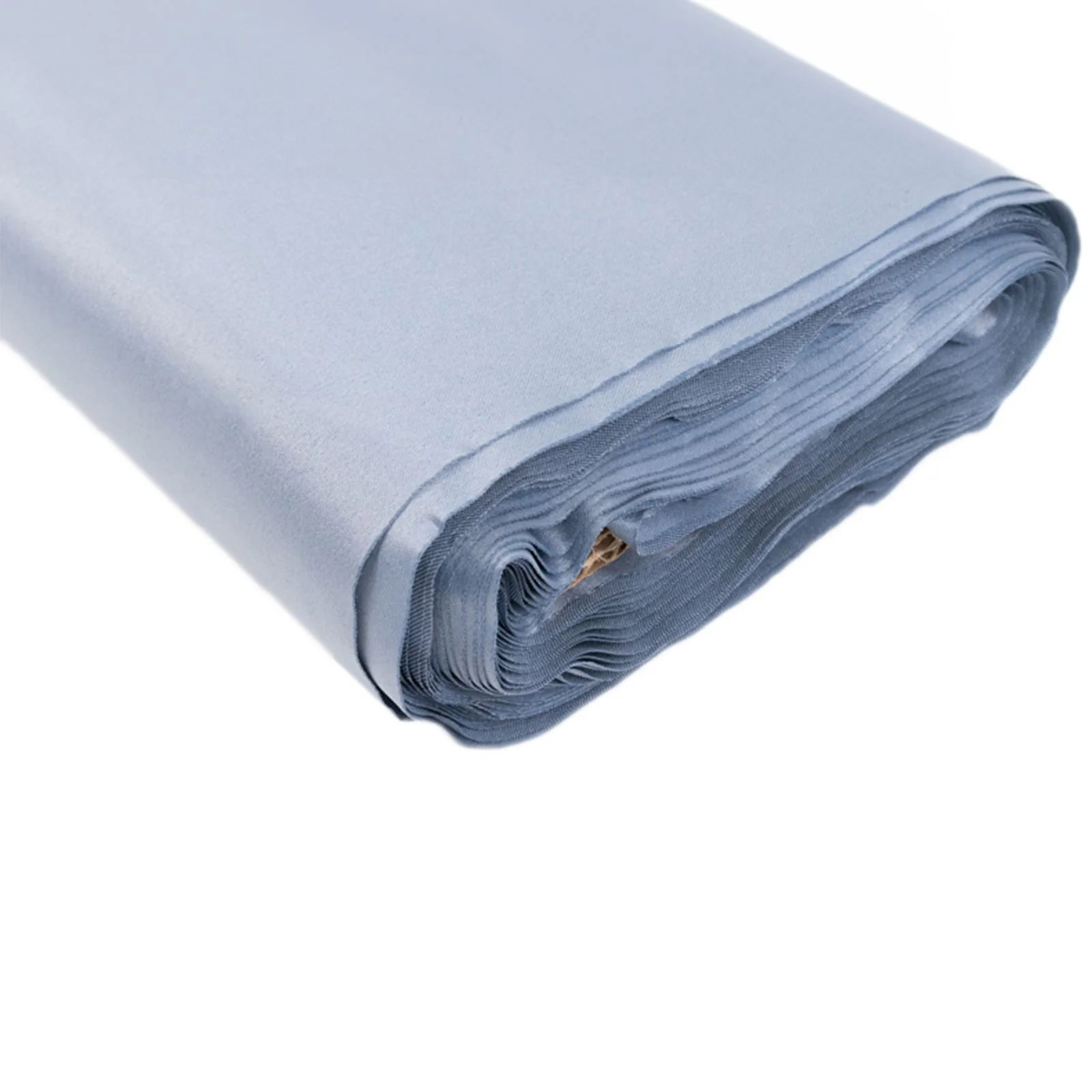Dusty Blue Lamour Satin Fabric Bolt, Heavy Matte Satin Fabric By The Yard - 54"x10 Yards - Image 3