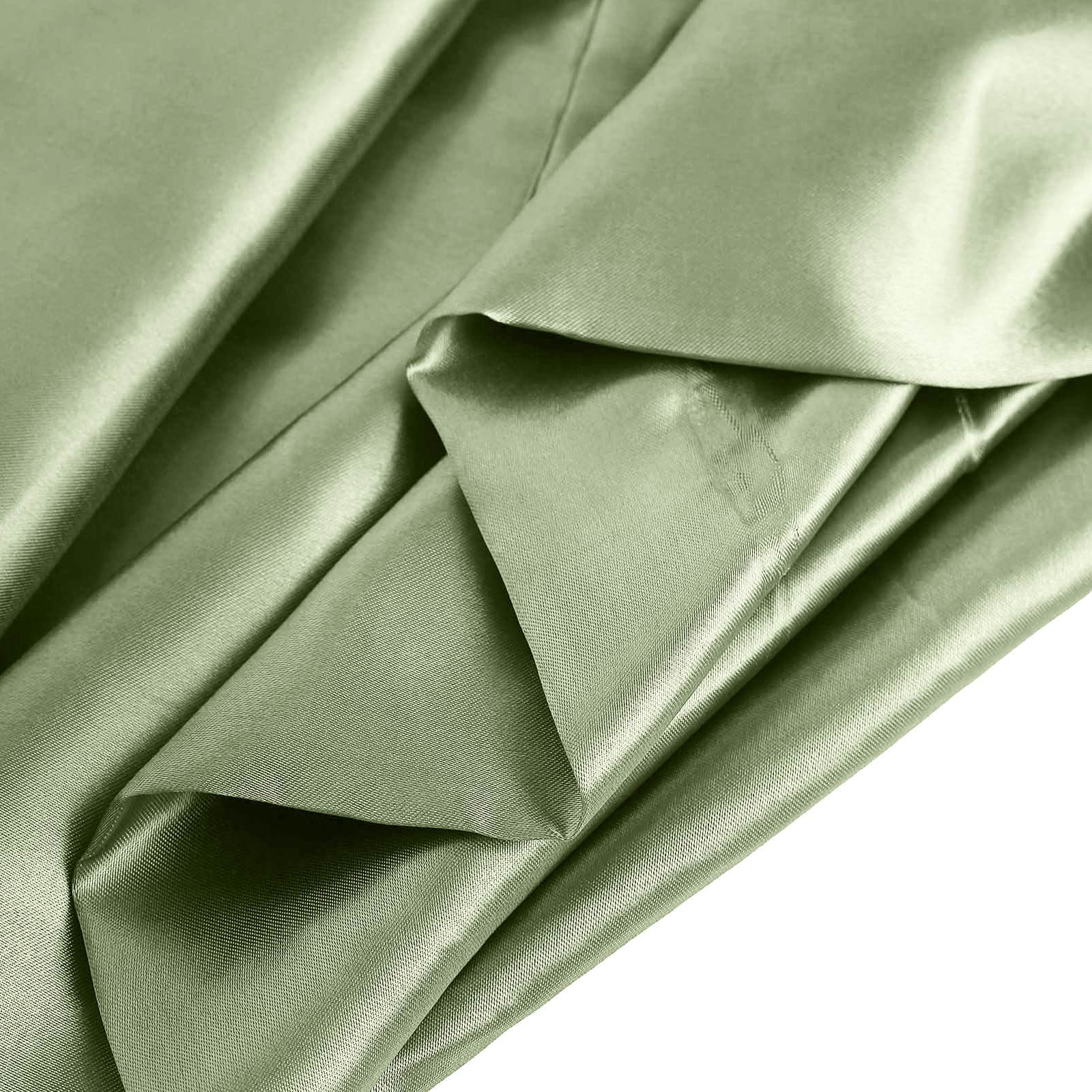 Dusty Sage Green Satin Fabric Bolt 10 Yards x 54" - Image 2