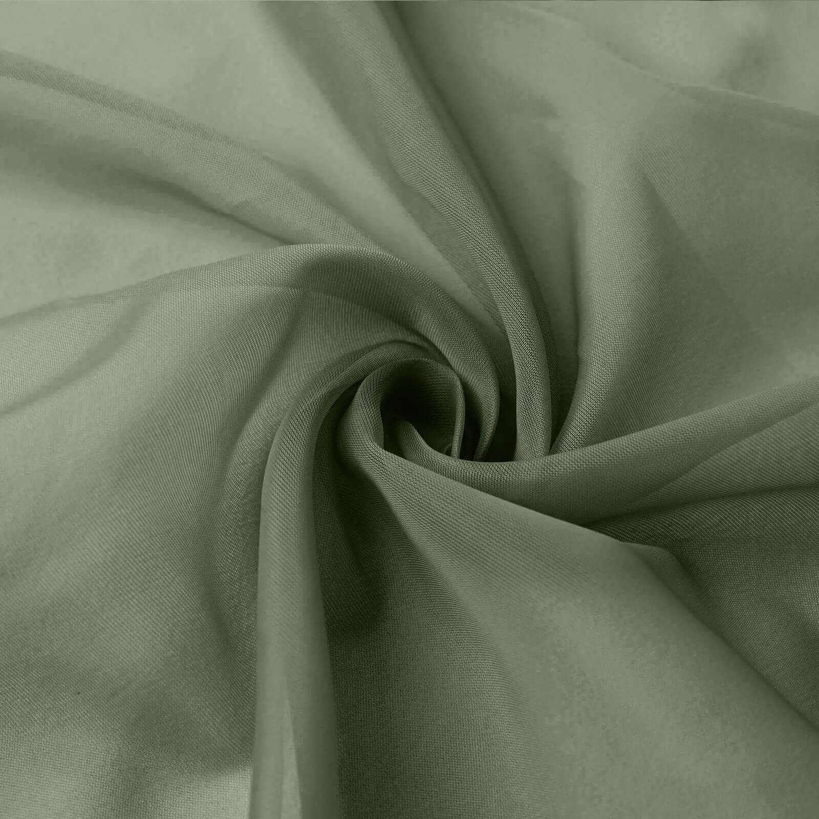 Dusty Sage Green Sheer Organza Wedding Arch Draping Fabric, Long Curtain Backdrop Window Scarf Valance 18ft - Image 8
