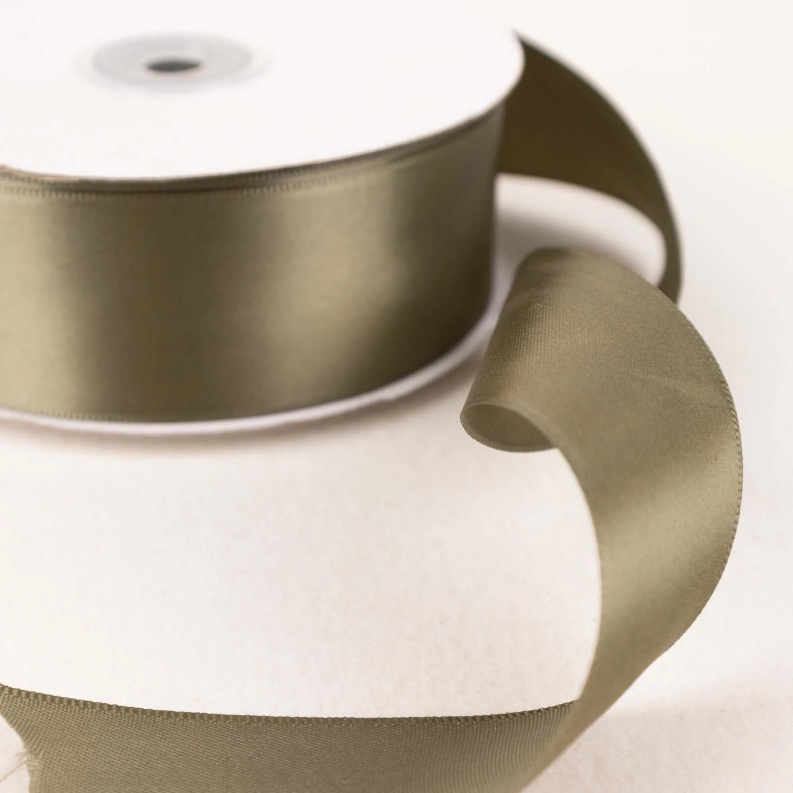 Dusty Sage Green Single Face Decorative Satin Ribbon 50 Yards 1.5" - Image 10