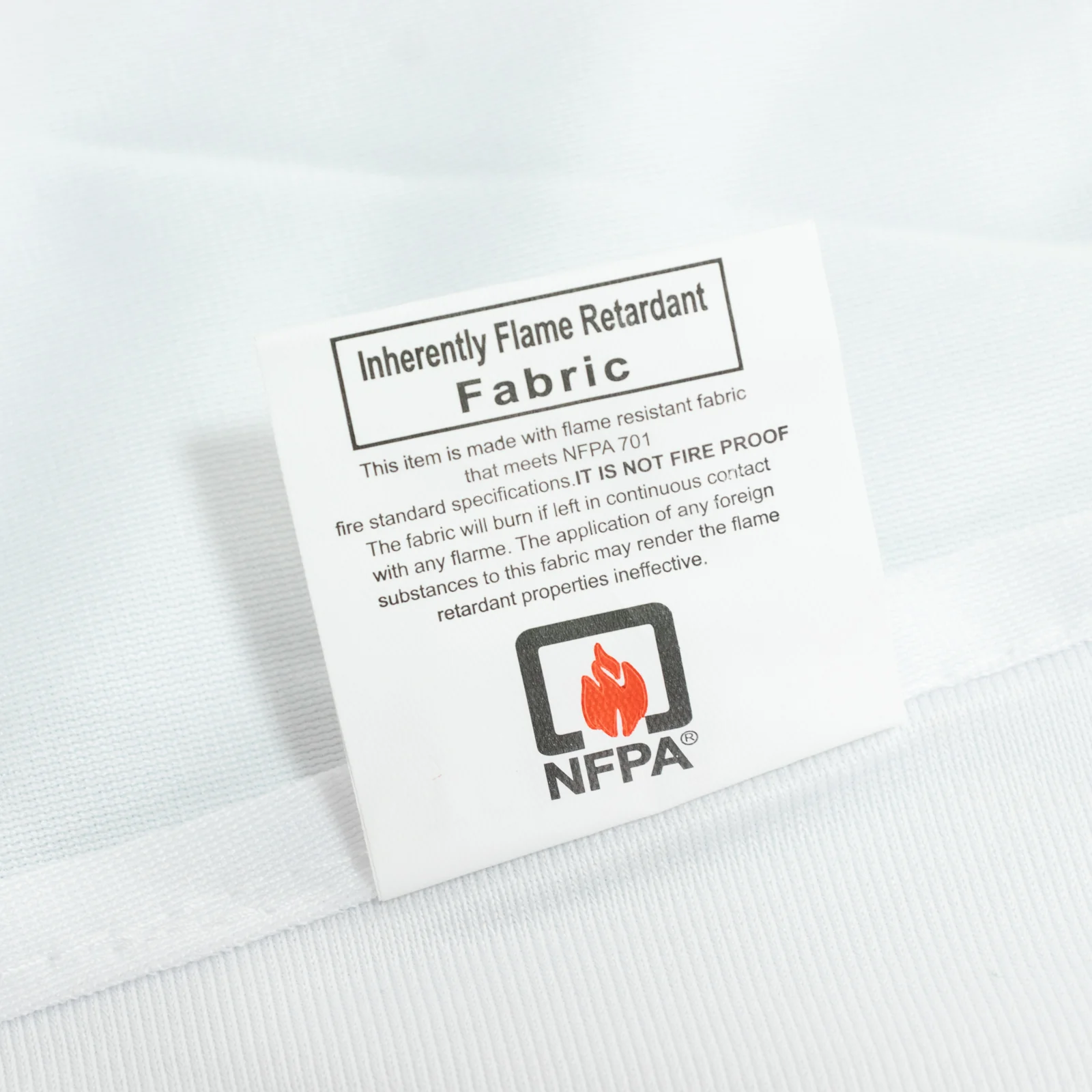 Fire Retardant 120" Round Scuba Polyester Tablecloth – White, Wrinkle Free, Stain Resistant, Seamless Table Cover - Image 5