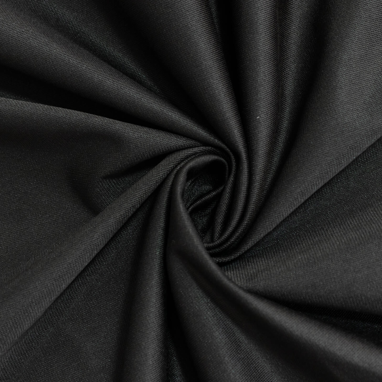 Fire Retardant 90" Round Scuba Polyester Tablecloth – Black, Wrinkle Free, Stain Resistant Table Cover - Image 8