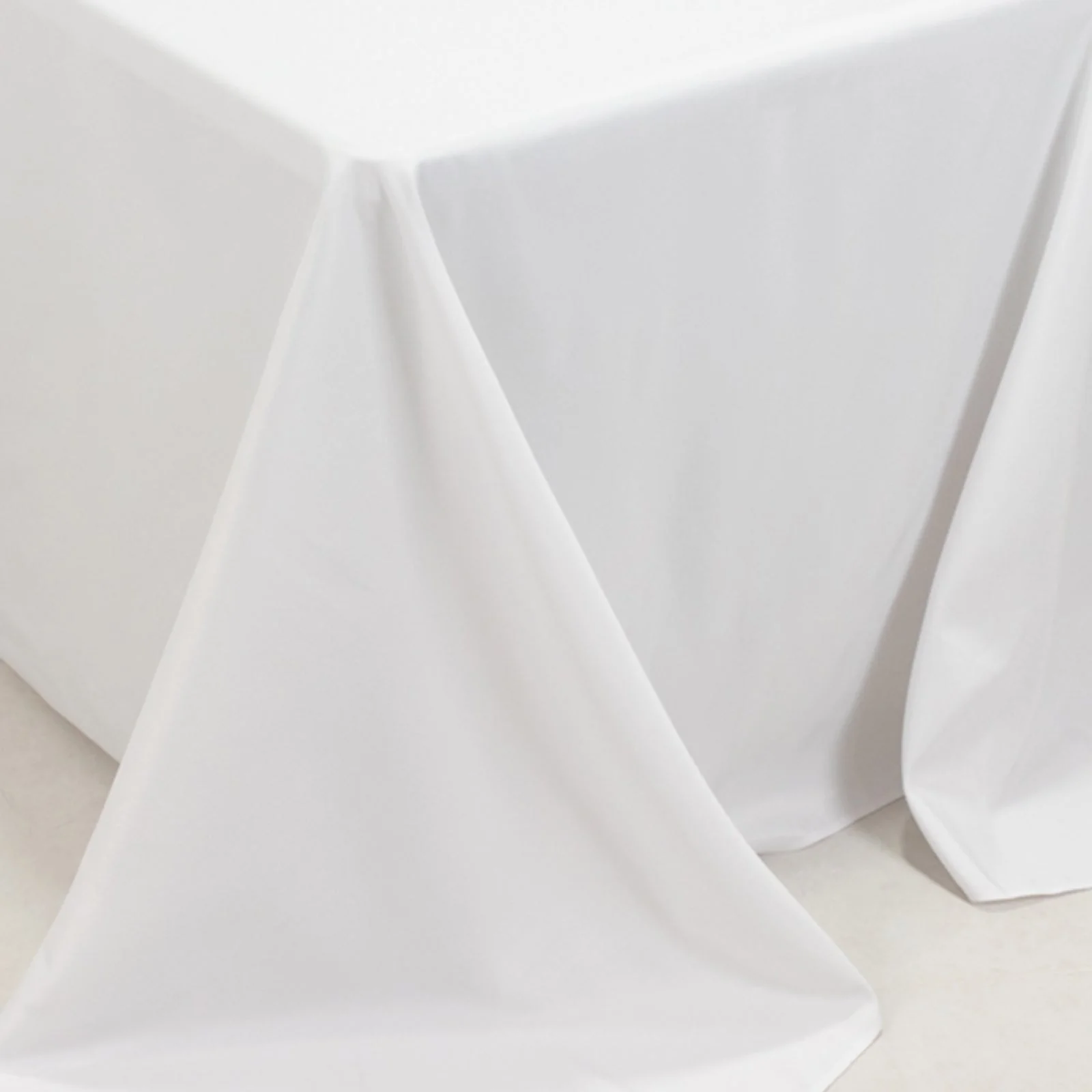 Fire Retardant Premium Polyester Rectangular Tablecloth 90"x132" White - Wrinkle-Resistant and Safety Certified Seamless Table Cover for Events & Gatherings - Image 10