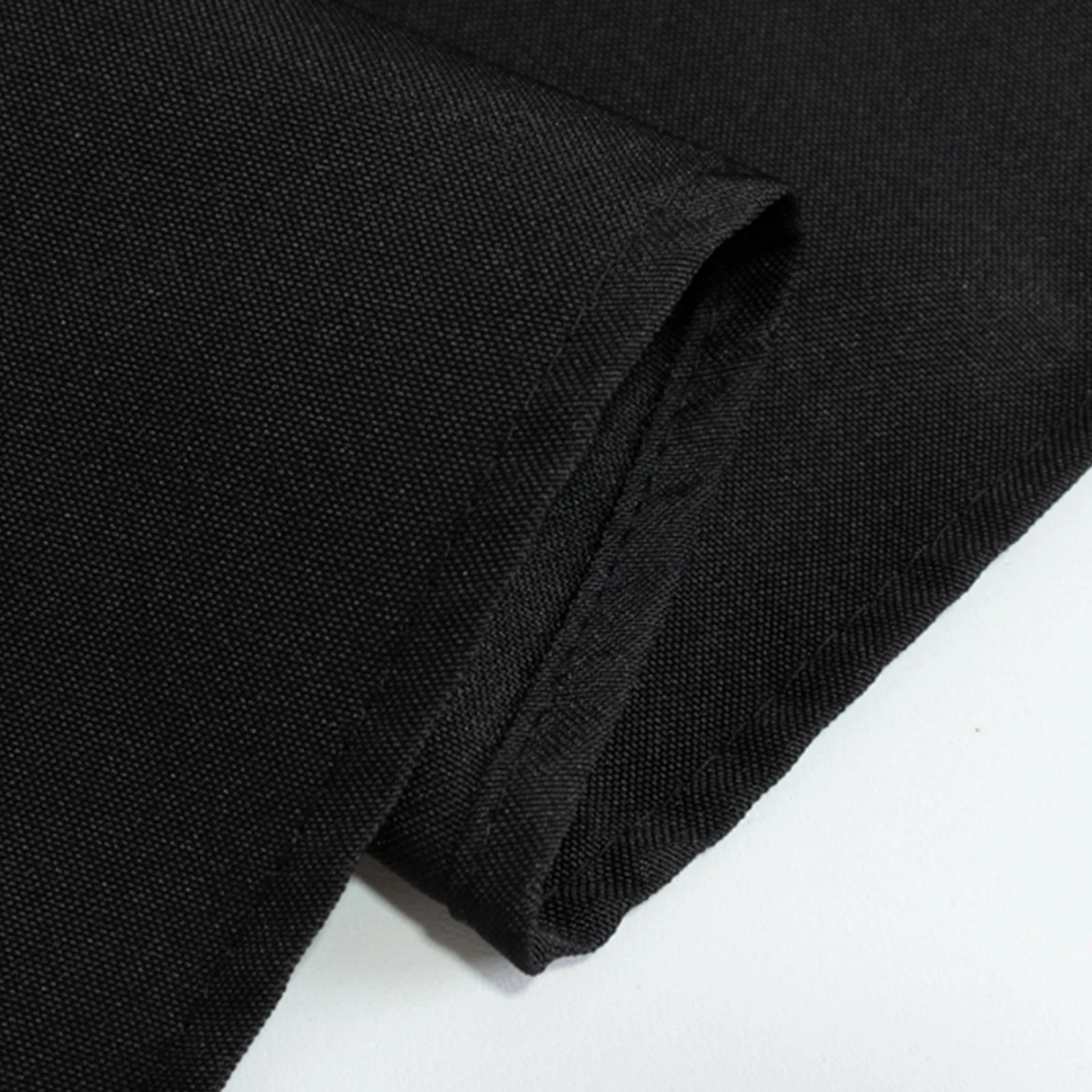 Fire Retardant Premium Polyester Round Tablecloth 90" Black - Safe & Durable Table Cover - Image 11