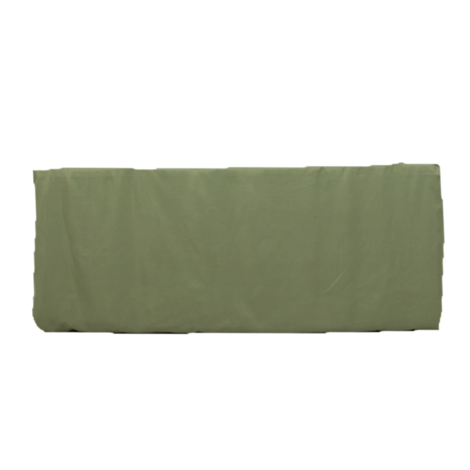 Fitted Polyester Rectangle Tablecloth 72"x30" Dusty Sage Green - Perfect for Standard Tables - Image 4