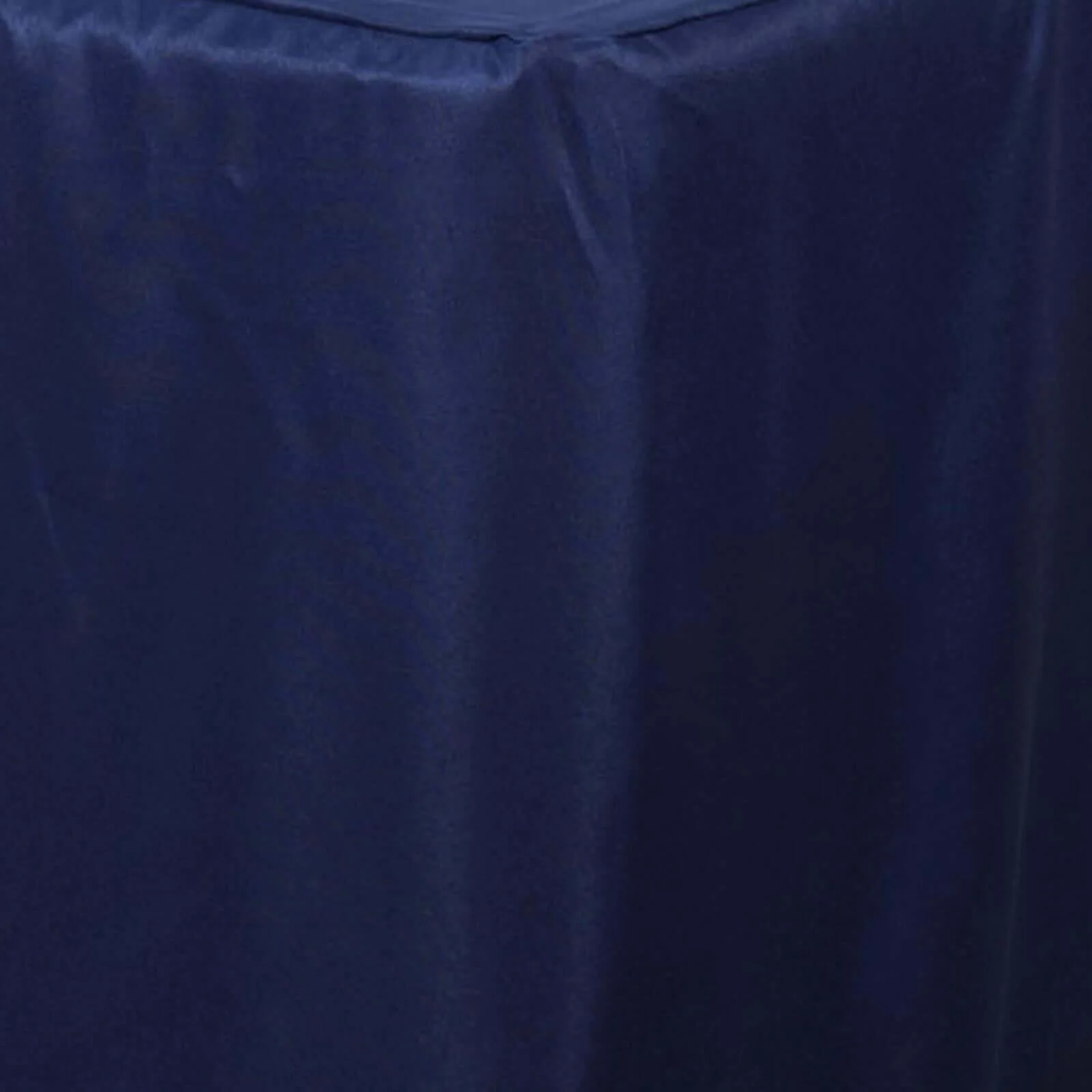 Fitted Polyester Rectangle Tablecloth 72"x30" Navy Blue - Perfect for Standard Tables - Image 2
