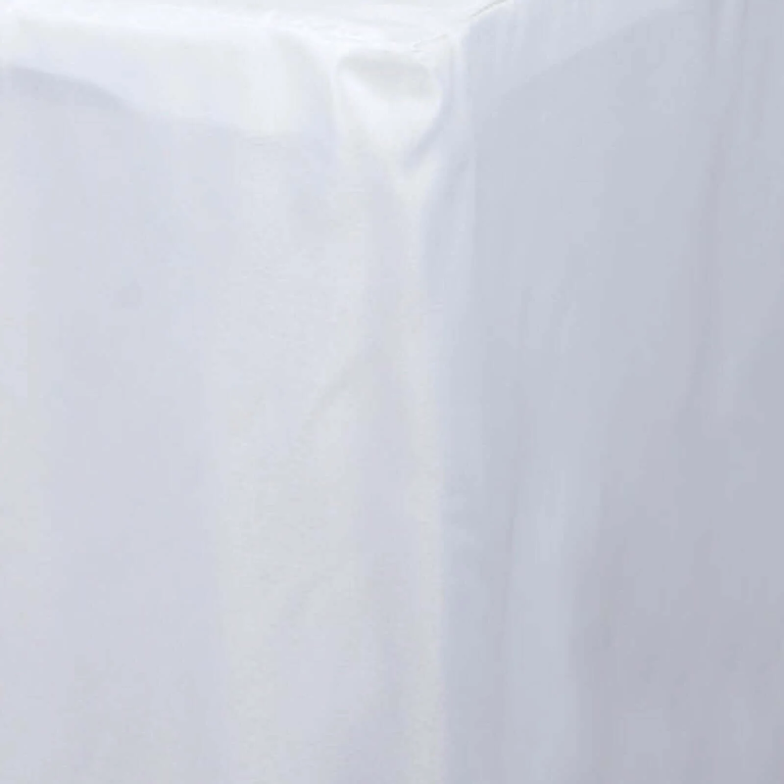 Fitted Polyester Rectangle Tablecloth 72"x30" White - Durable and Easy to Maintain Table Cover for Banquets & Conferences - Image 7