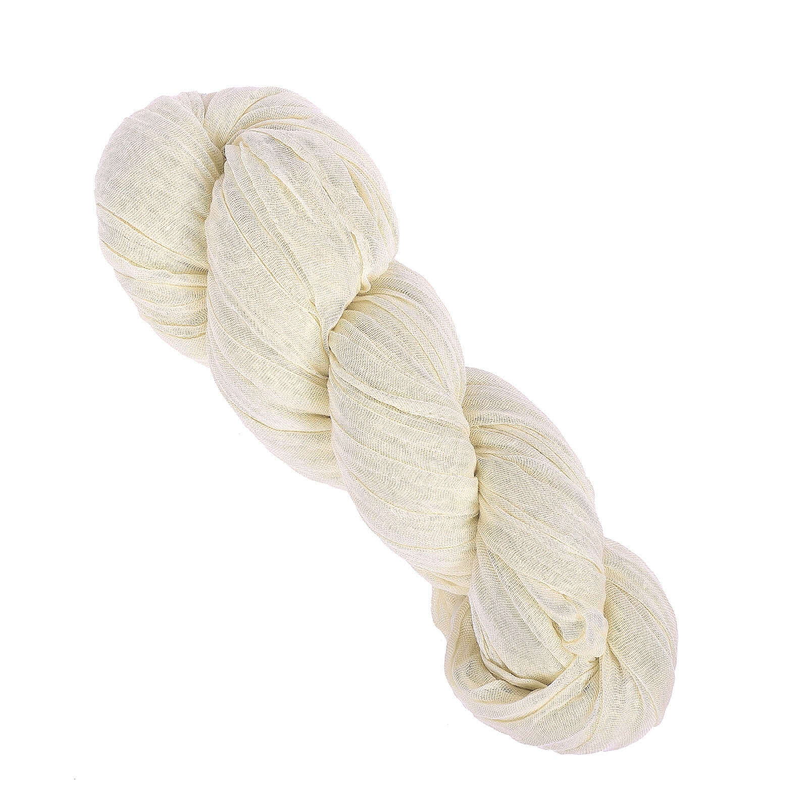 Gauze Cheesecloth Table Runner 10ft Cream - Rustic Boho Table Linen - Image 3