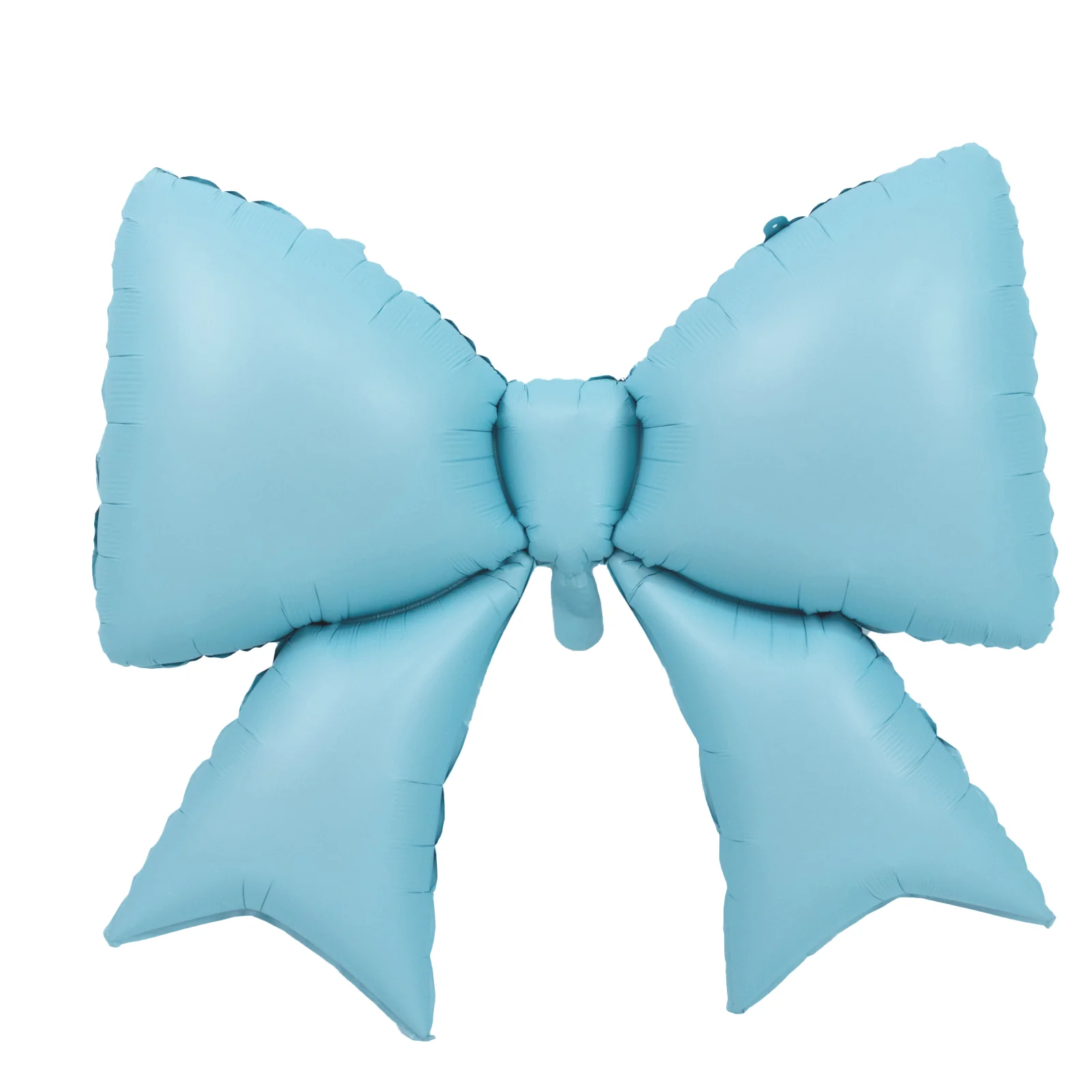 10 Pack Giant Foil Bow Balloons – Matte Light Blue Party Balloons for Backdrop, Photo Booth & Event Styling, 29″ x 27″ Inflated - Image 2