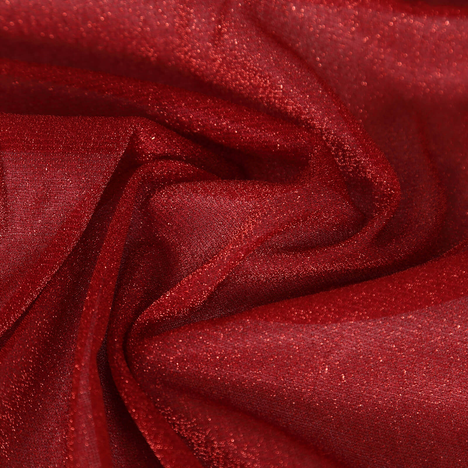 Glitter Gauze Table Runner 27"x120" Red - Sparkling Reusable Wrinkle-Free Sheer Table Linen - Image 10
