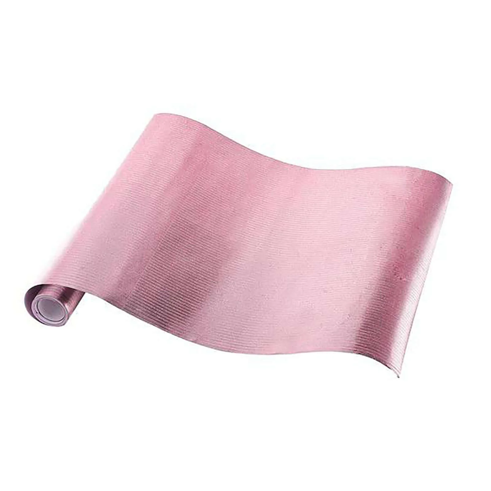 Glitter Paper Table Runner Roll 9ft Rose Gold Ridge Pattern - Stylish Disposable Party Decor - Image 7