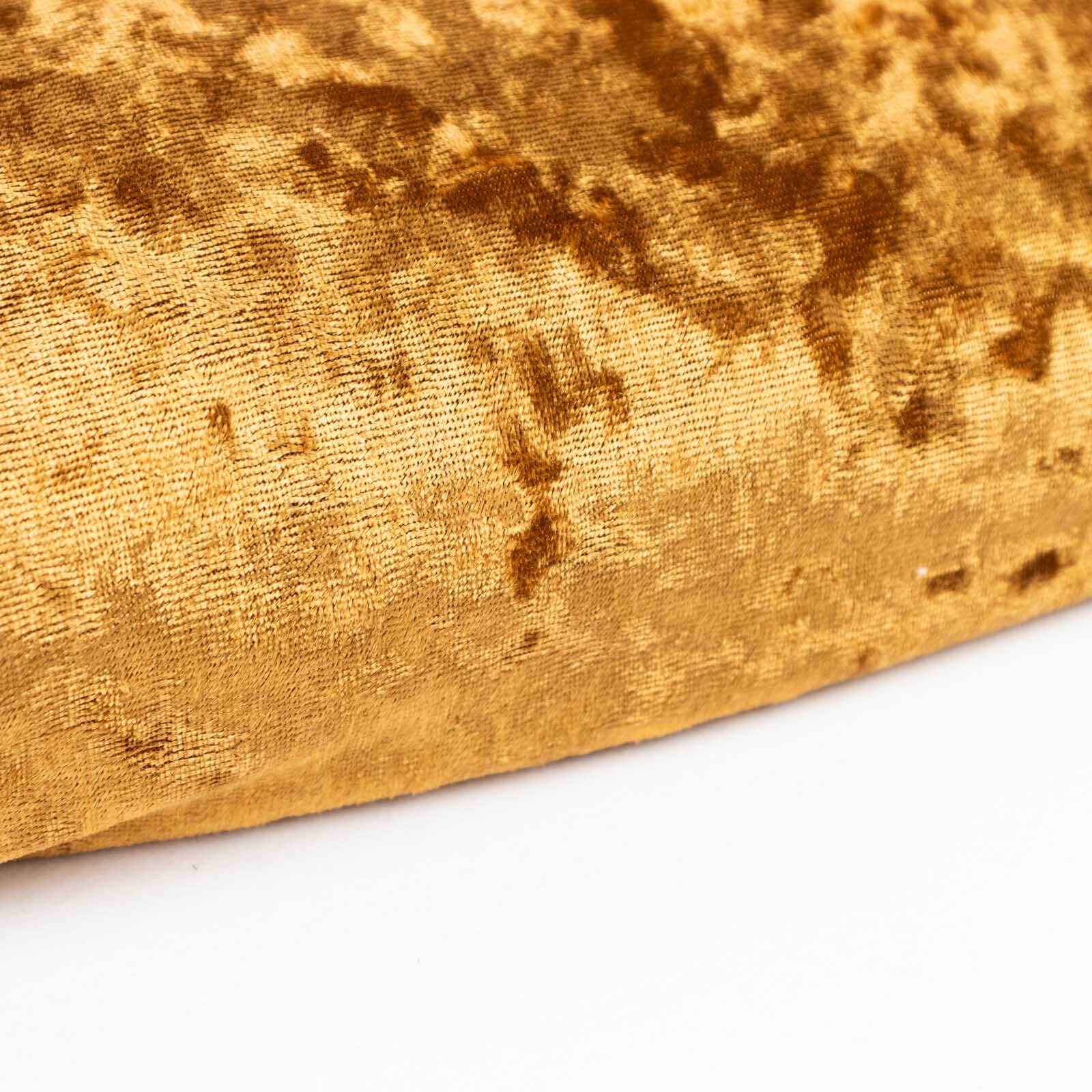 Gold Crushed Velvet Fabric Bolt, DIY Craft Fabric Roll - 65"x5 Yards - Image 6