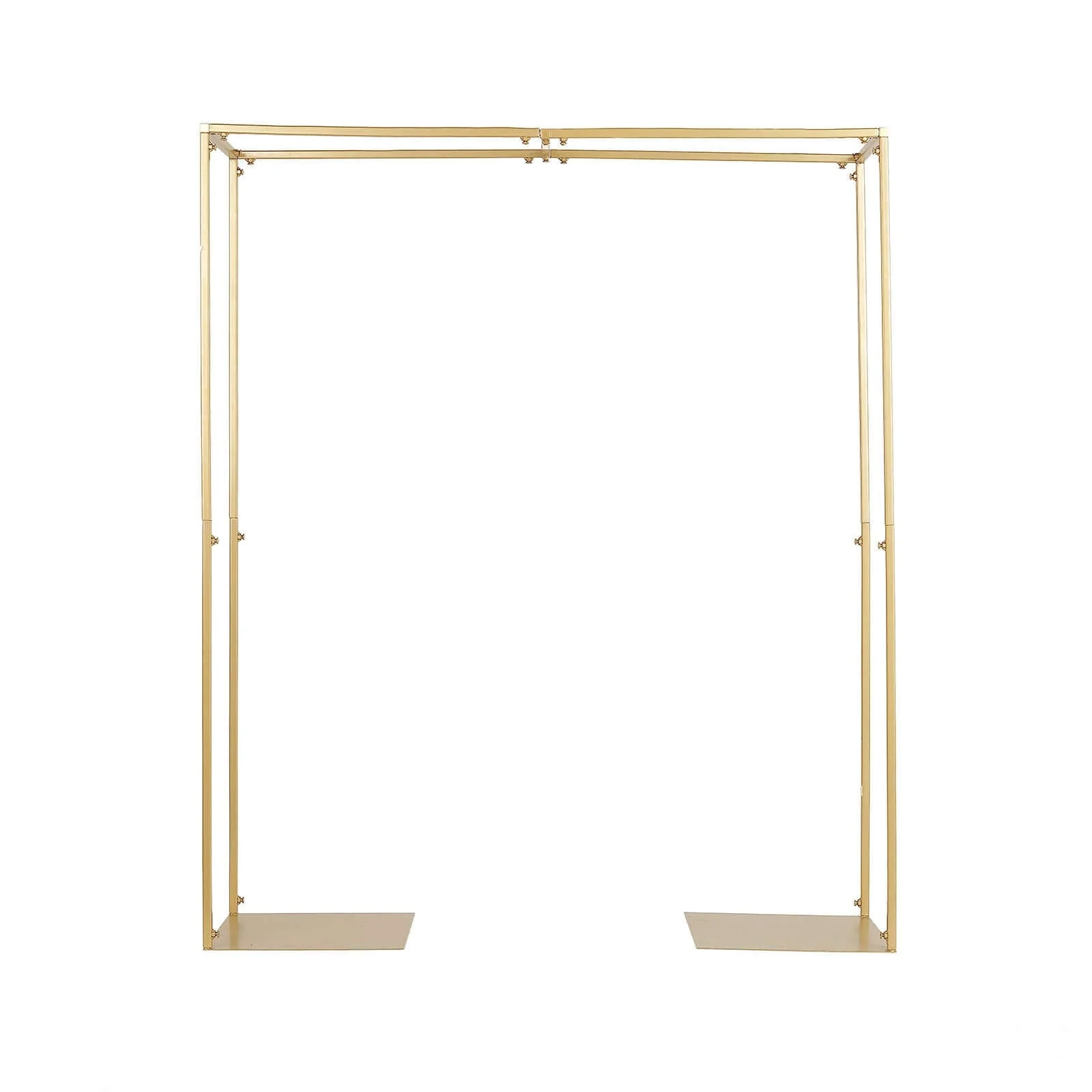 Gold Metal Adjustable Flower Arch Stand 48" Tall Over-The-Table Frame - Wedding Display - Image 8