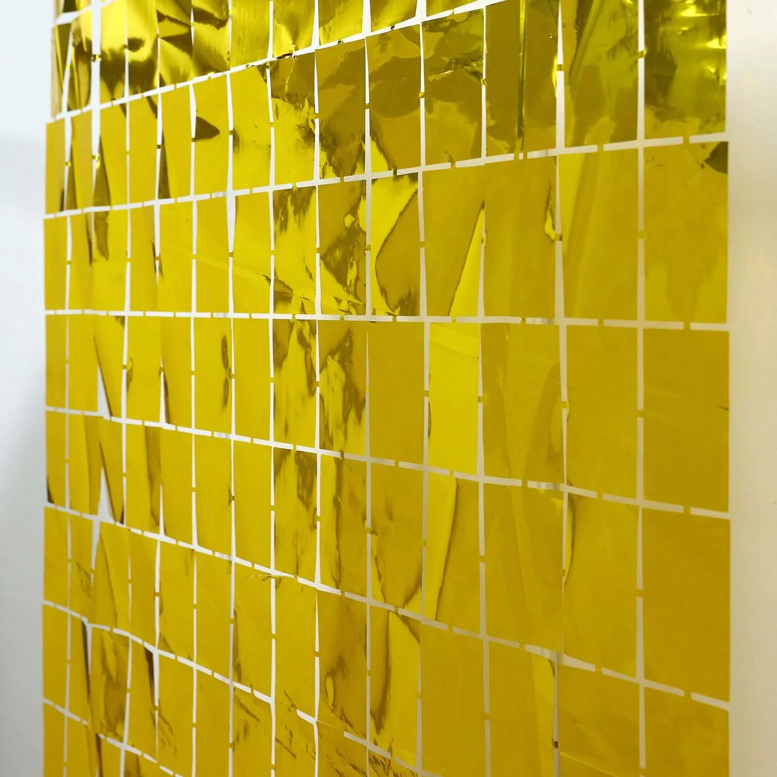 Shiny Gold Metallic Foil Rectangle Curtain Party Backdrop Door Window Curtain 3ftx6.5ft - Image 9
