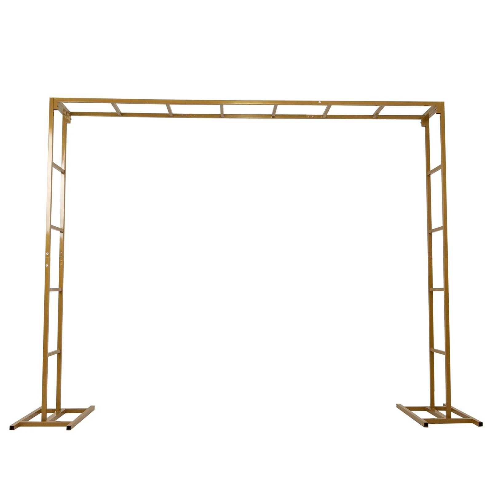 Gold Rectangular Arbor - Freestanding 6' High Over the Table Stand, Backdrop Stand with Double Frame for Floral Balloon Décor - 6ftx8ft - Image 8