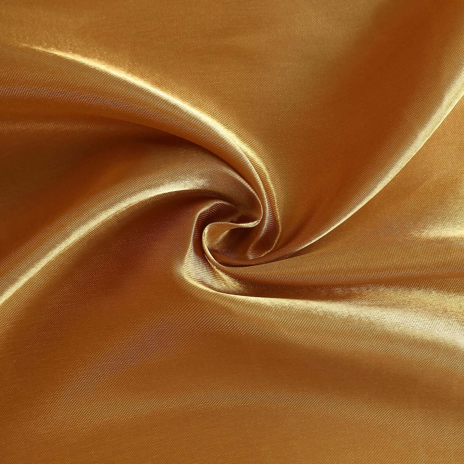Gold Satin Backdrop Drape Curtain, Photo Booth Event Divider Panel - 8ftx10ft - Image 8