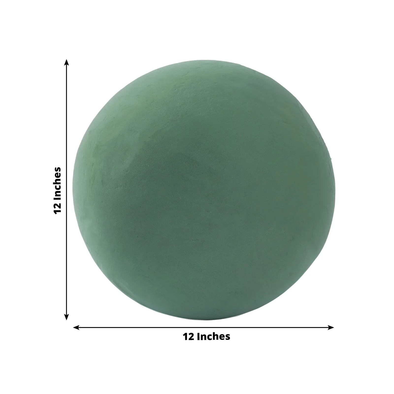 Green DIY Flower Arrangements Craft Foam Ball, Smooth Floral Foam Ball 12" - Image 3