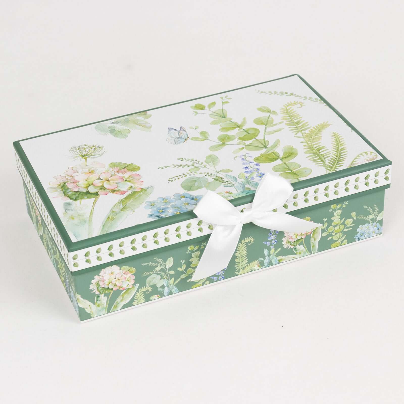 Greenery Theme Bridal Shower Gift Set, Set of 2 Porcelain Espresso Cups and Saucers with Matching Gift Box - Image 12