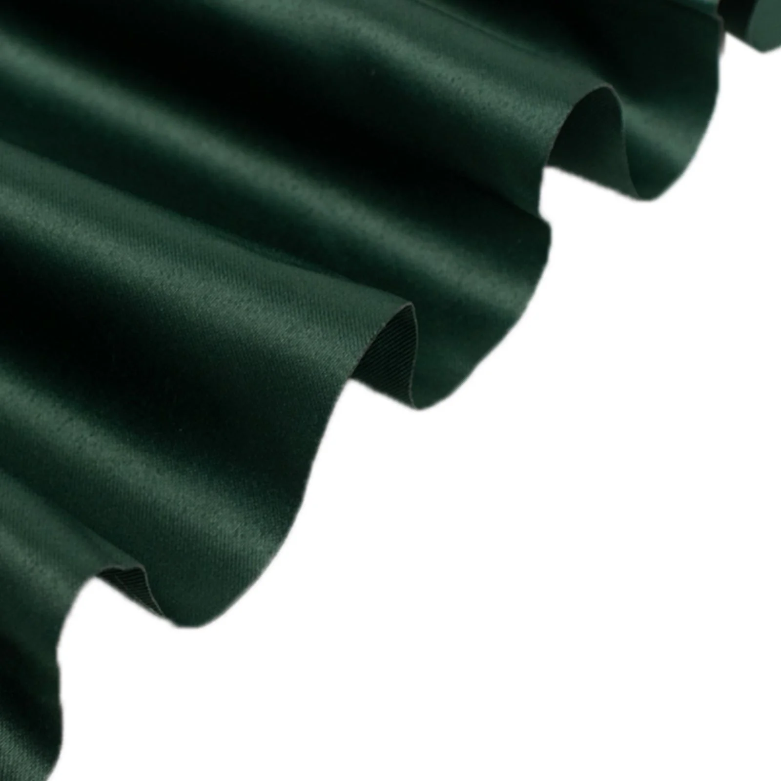 Hunter Emerald Green Lamour Satin Fabric Bolt, Heavy Matte Satin Fabric By The Yard - 54"x10 Yards - Image 4