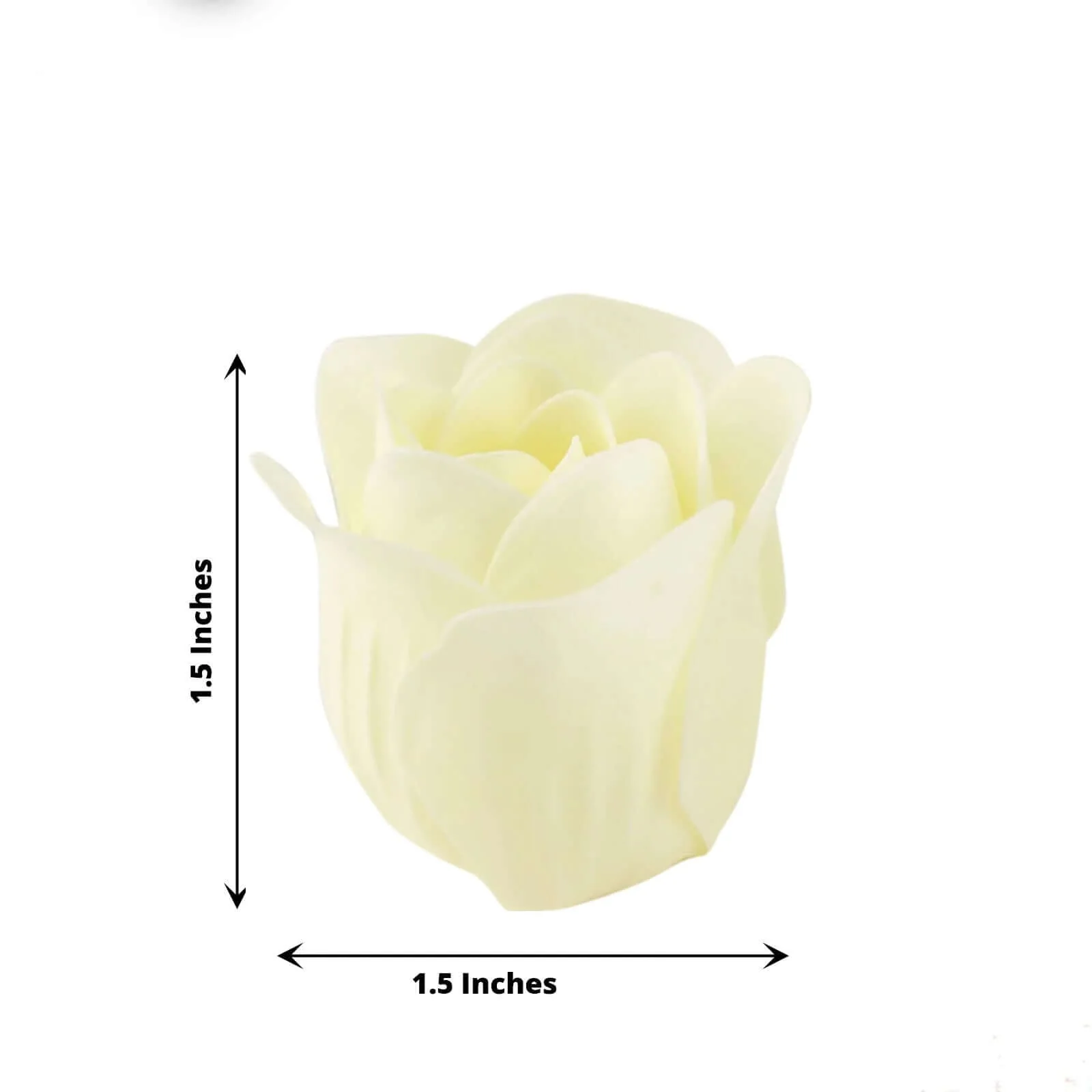 4 Pack 24 Pcs Ivory Scented Rose Soap Heart Shaped Party Favors With Gift Boxes And Ribbon - Image 3
