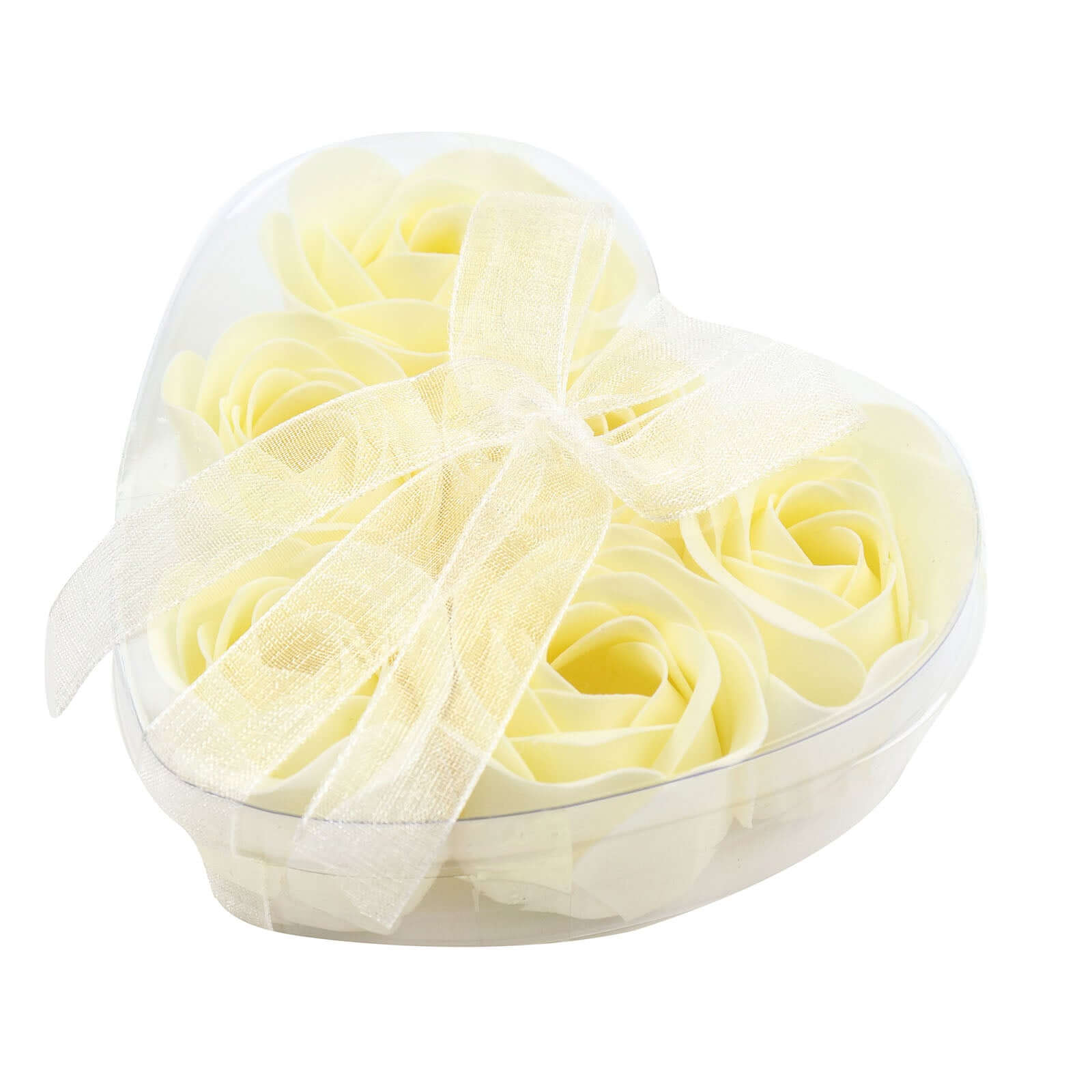 4 Pack 24 Pcs Ivory Scented Rose Soap Heart Shaped Party Favors With Gift Boxes And Ribbon - Image 7